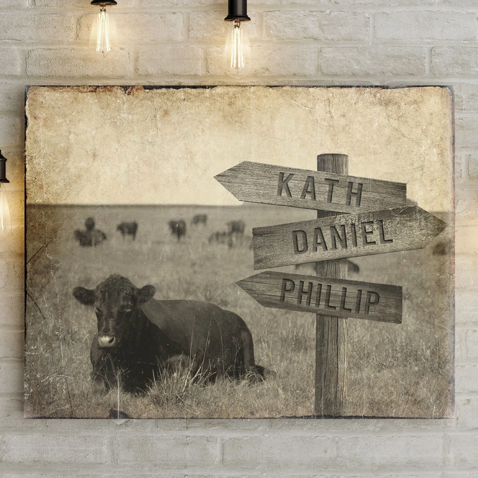 Angus Cattle Name Sign II - Image 5