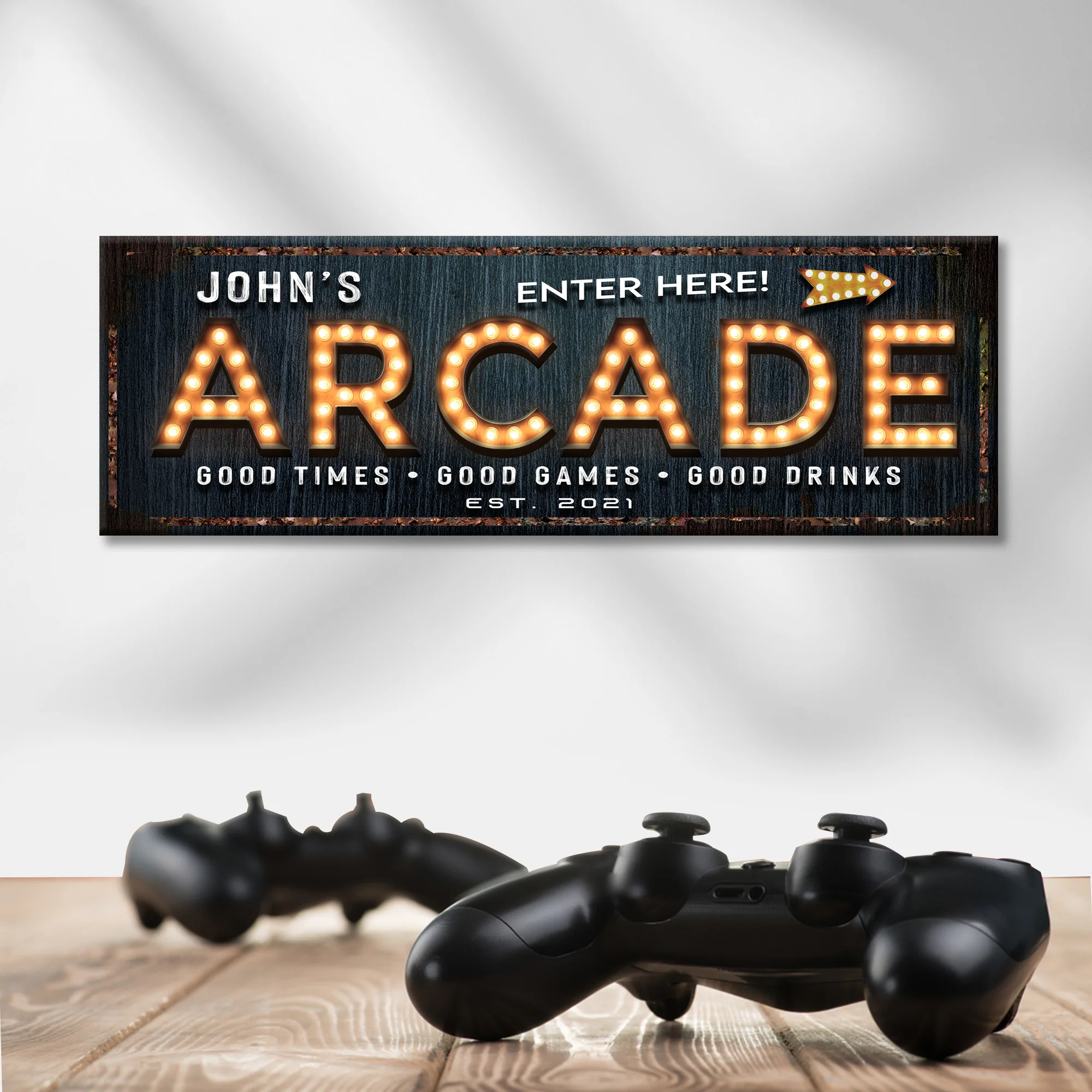 Arcade Enter Here Sign - Image 2