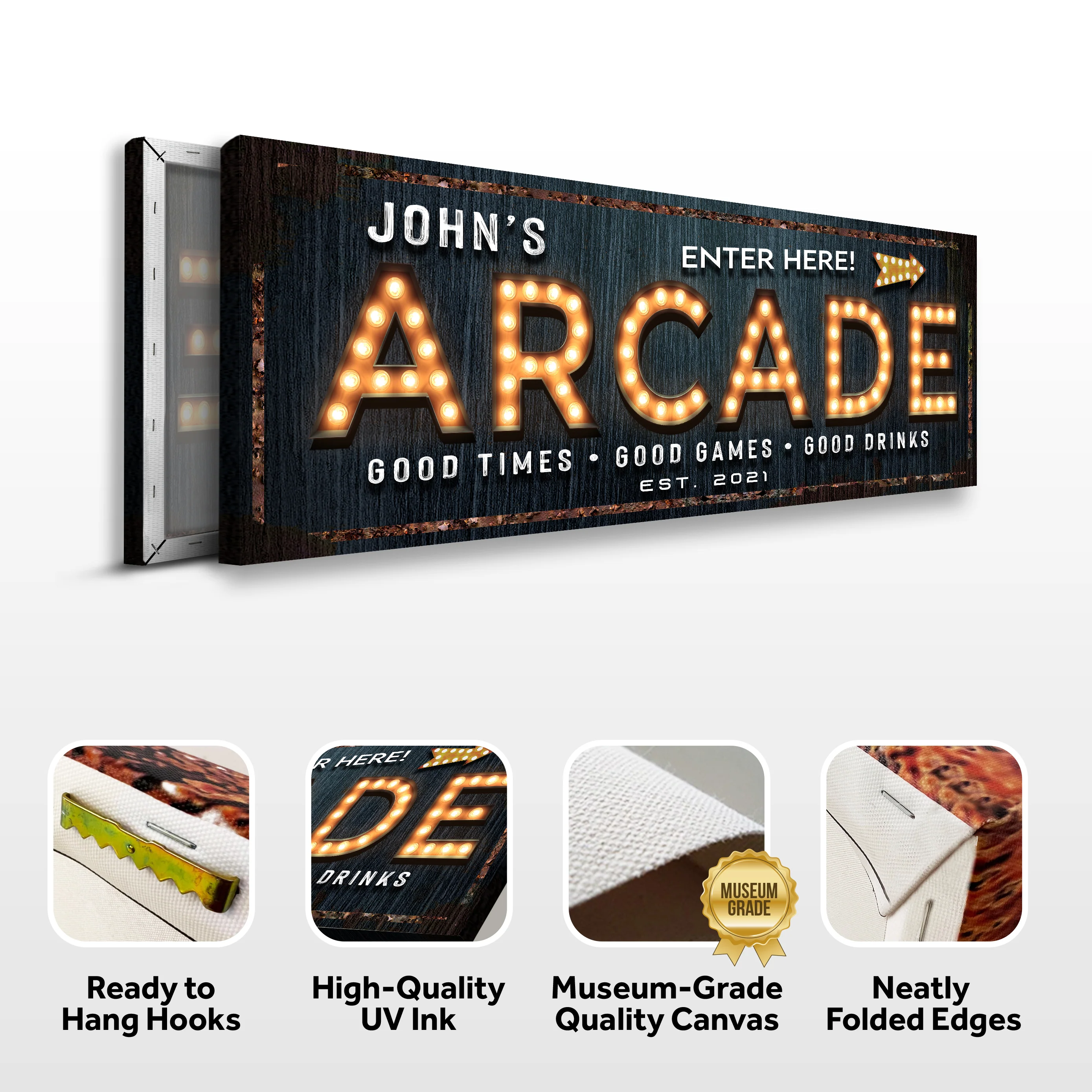 Arcade Enter Here Sign - Image 3