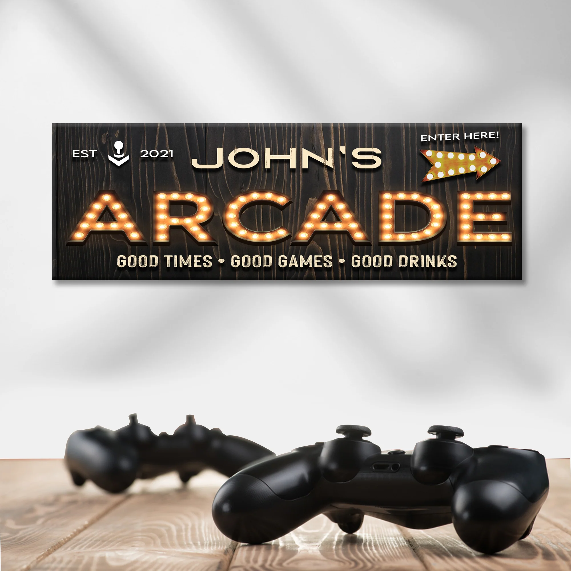Arcade Enter Here Sign - Image 6