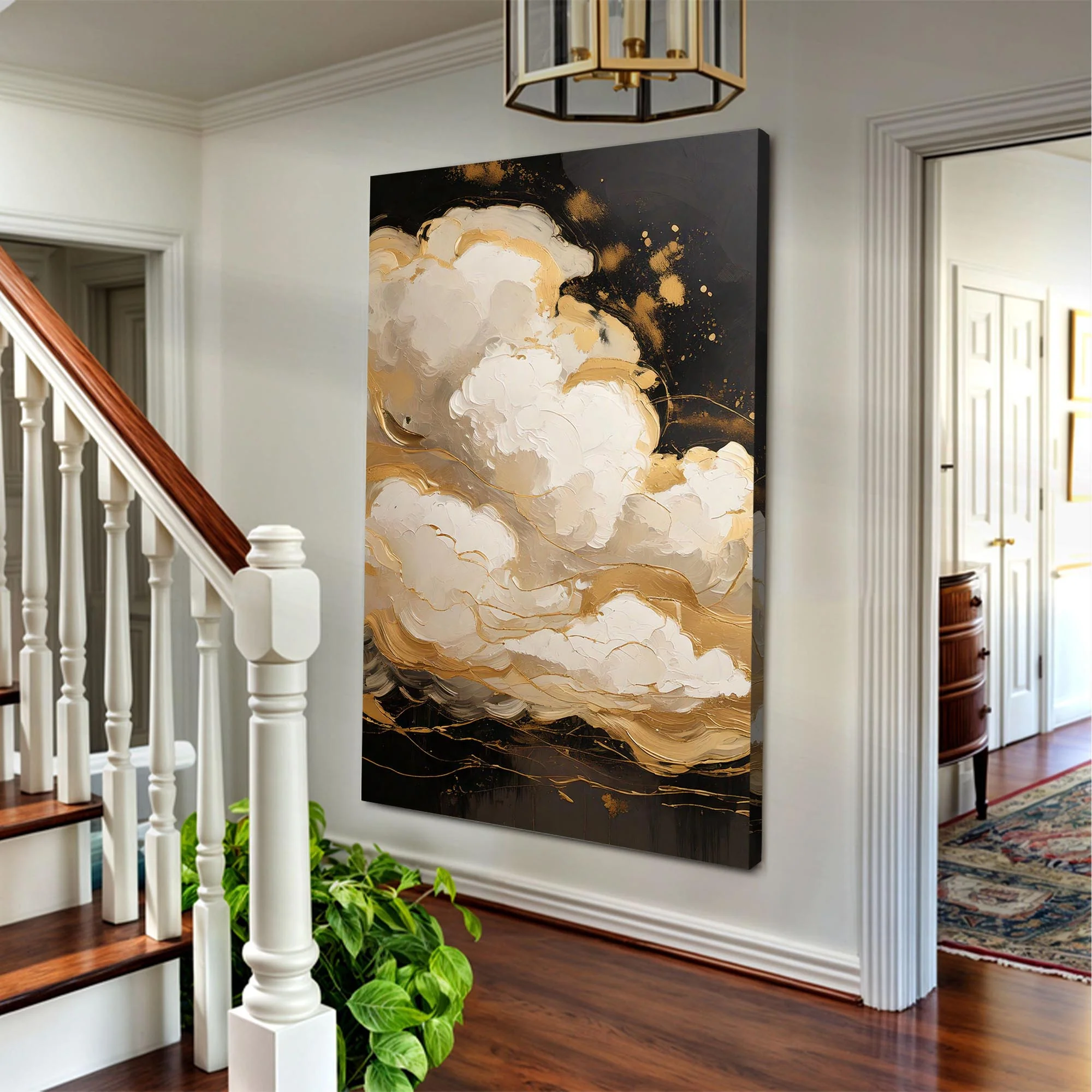 Auric Cloud Abstract Wall Art - Image 3