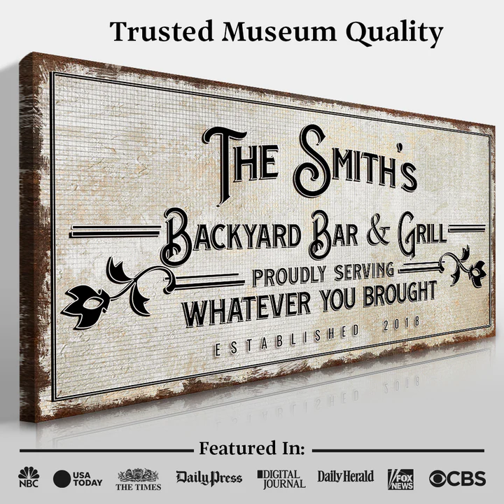 Backyard Bar & Grill Sign - Image 4