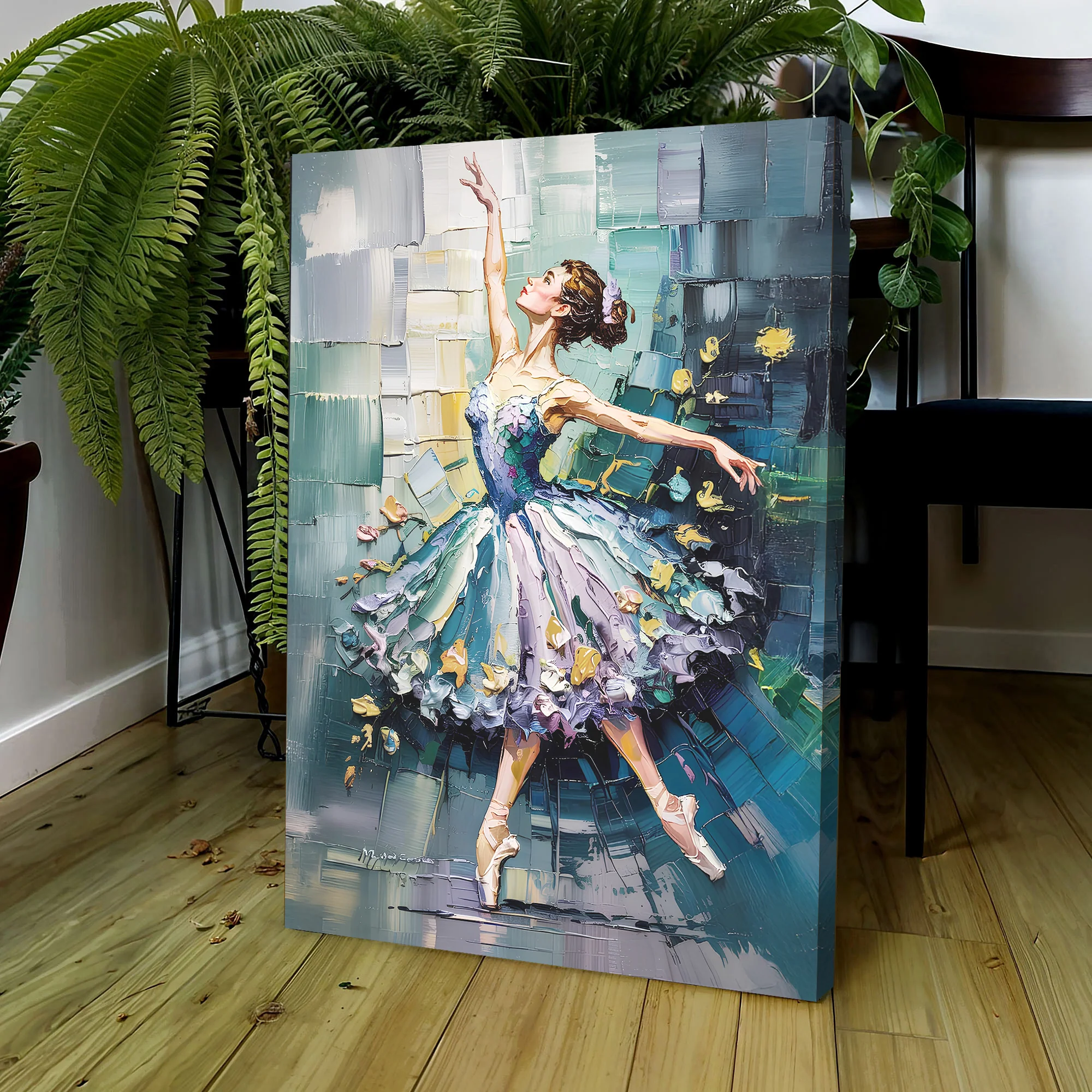Ballerina Abstract Wall Art - Image 4