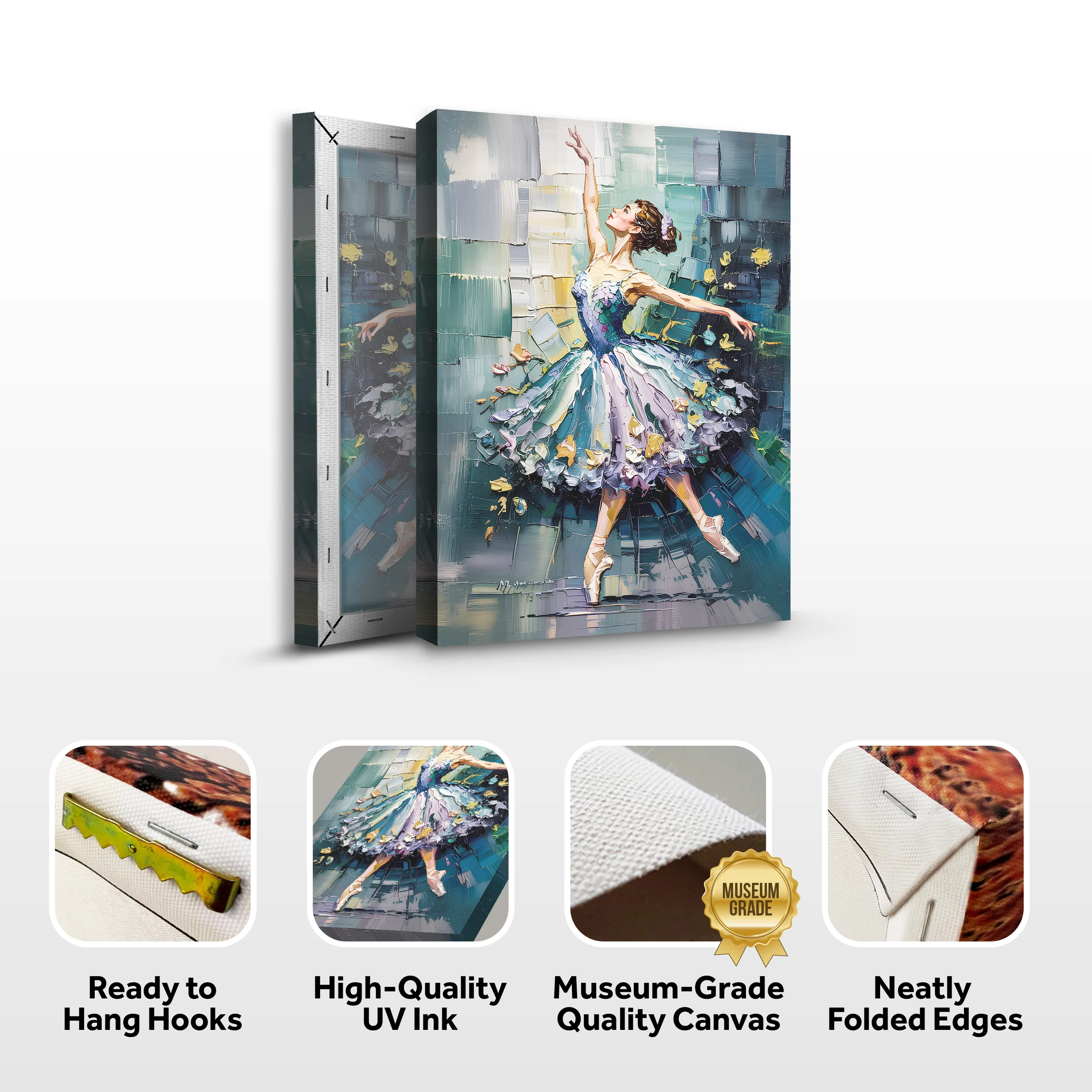 Ballerina Abstract Wall Art - Image 8