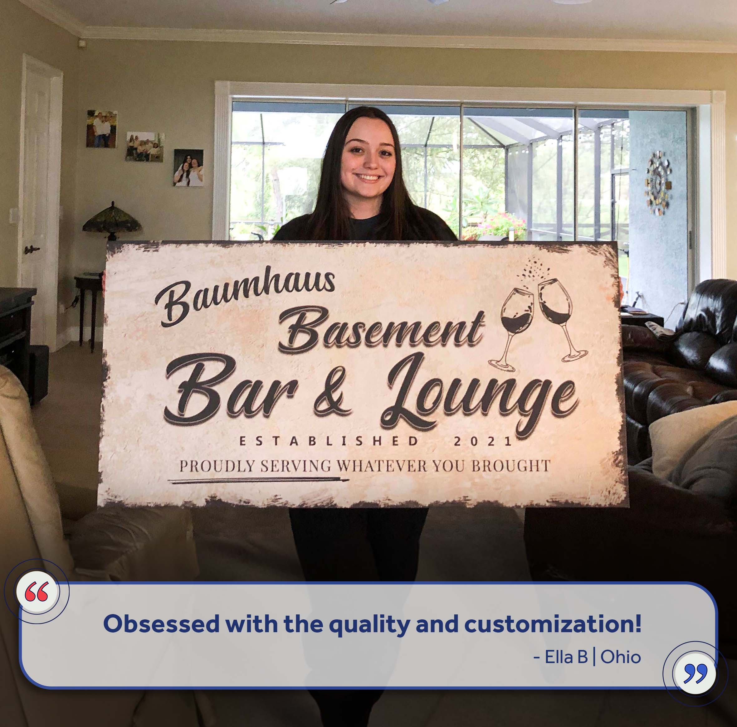 Personalized Basement Bar Sign: Custom Bar Signs for Home Bar – Perfect Man Cave Wall Decor - Image 6