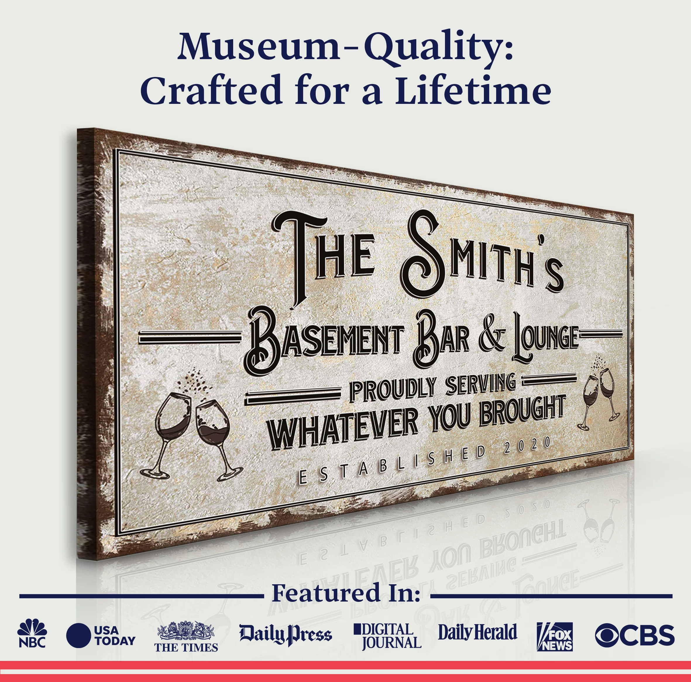 Basement Bar And Lounge Sign X - Image 5