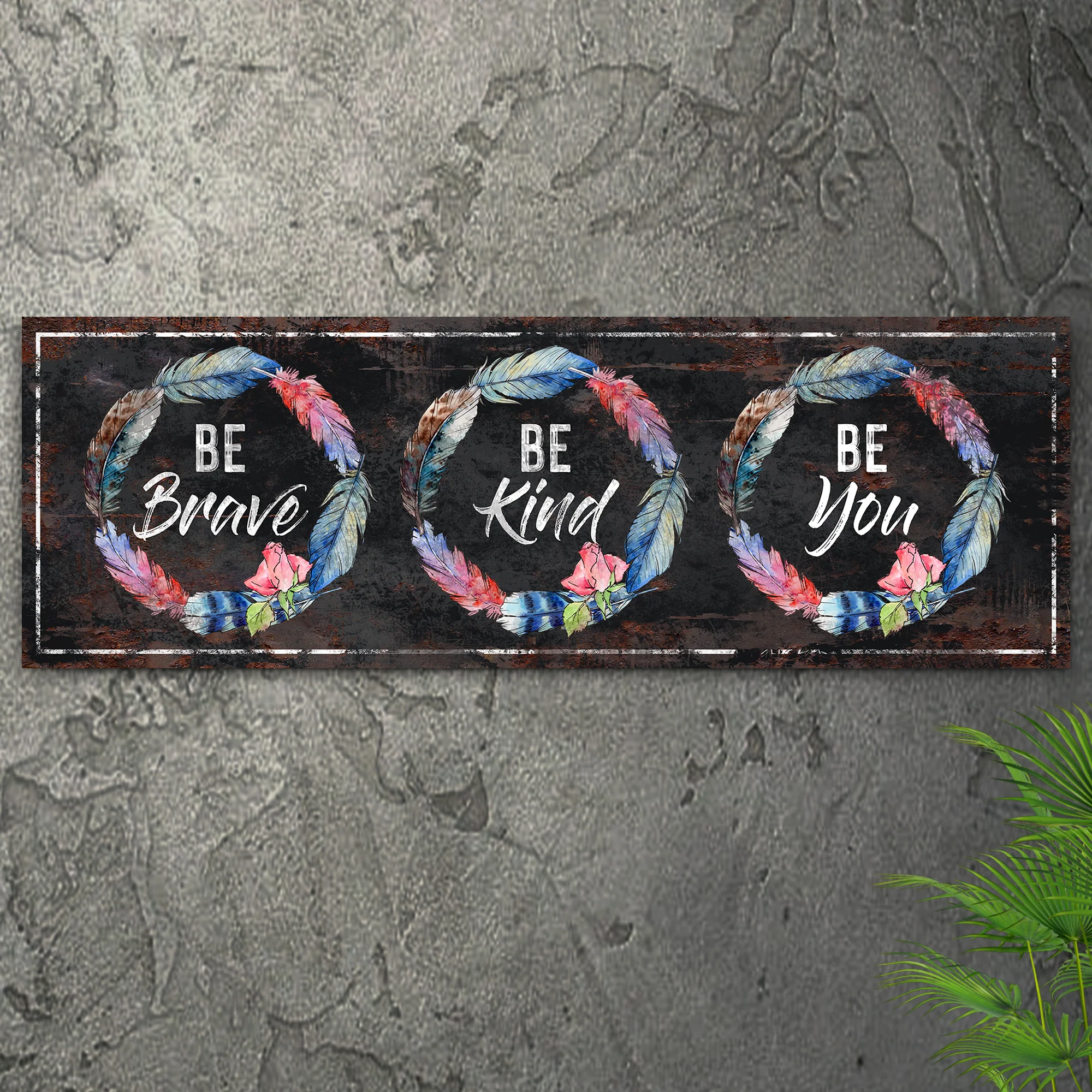 Be Brave Inspirational Sign - Image 3