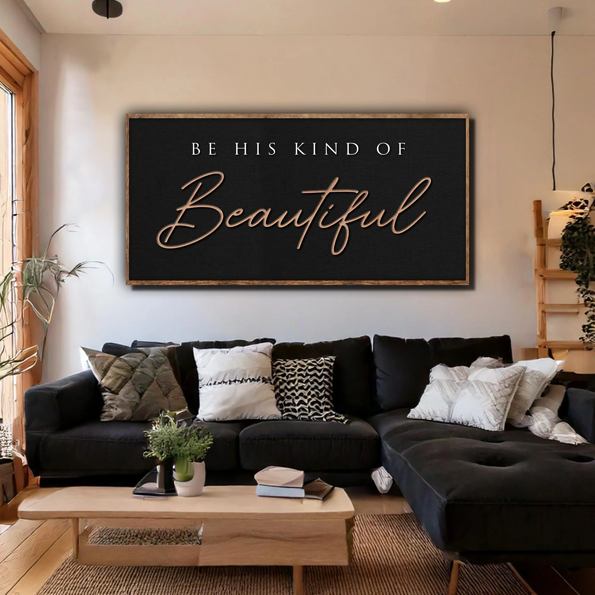 Be His Kind Of Beautiful Faith Sign - Image 2