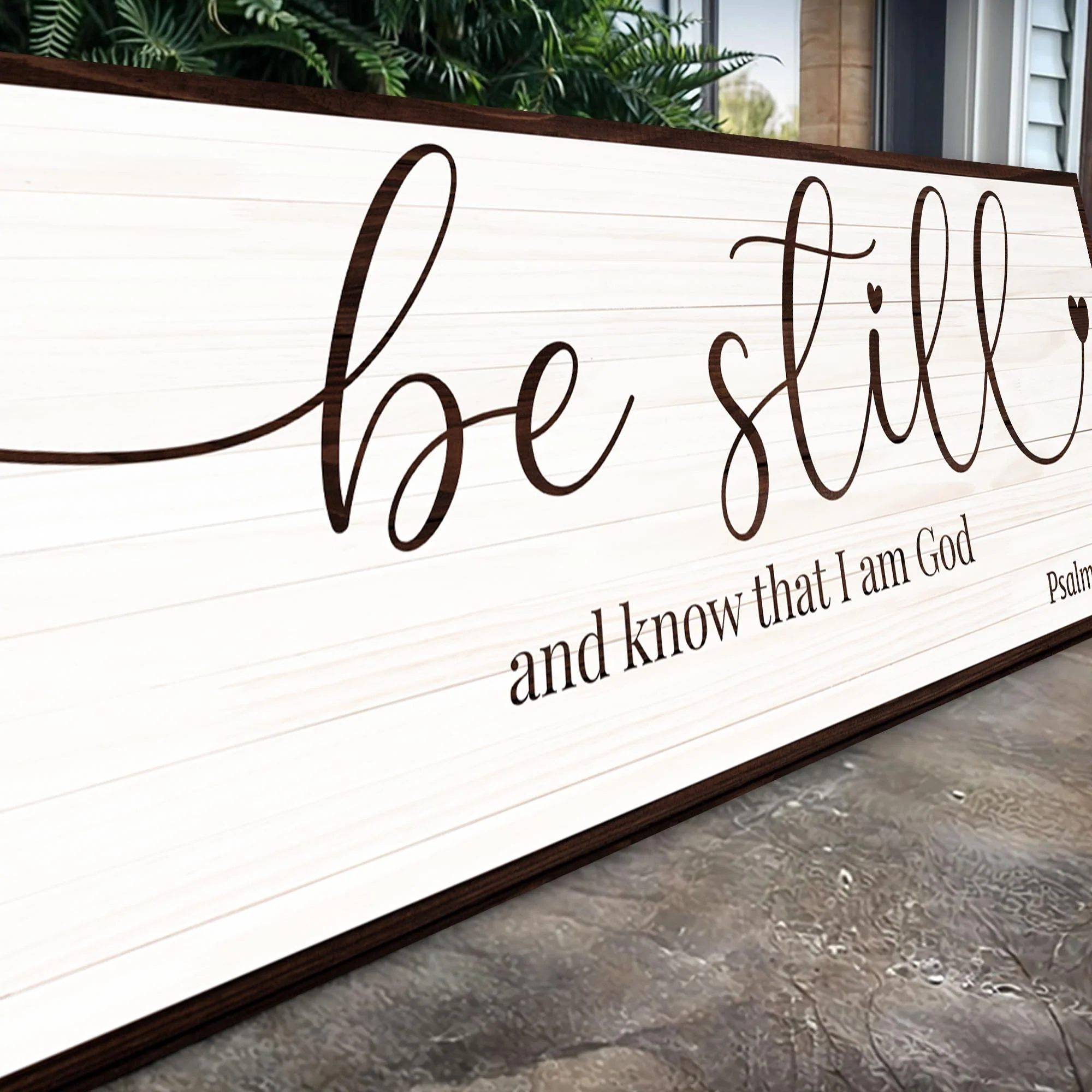 Be Still And Know That I am God Faith Sign VII - Image 4