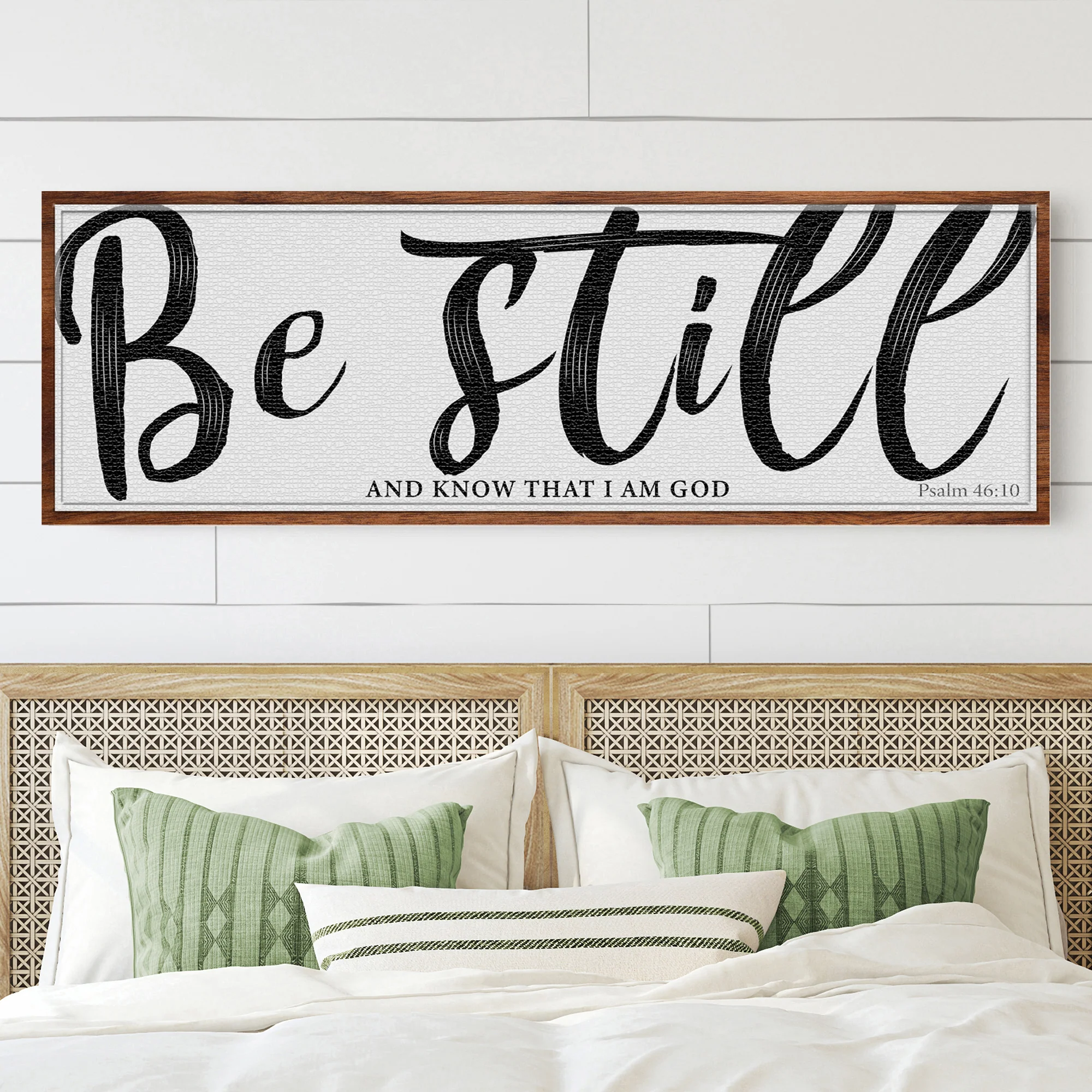 Be Still And Know That I Am God Psalm 46:10 Faith Sign II - Image 2