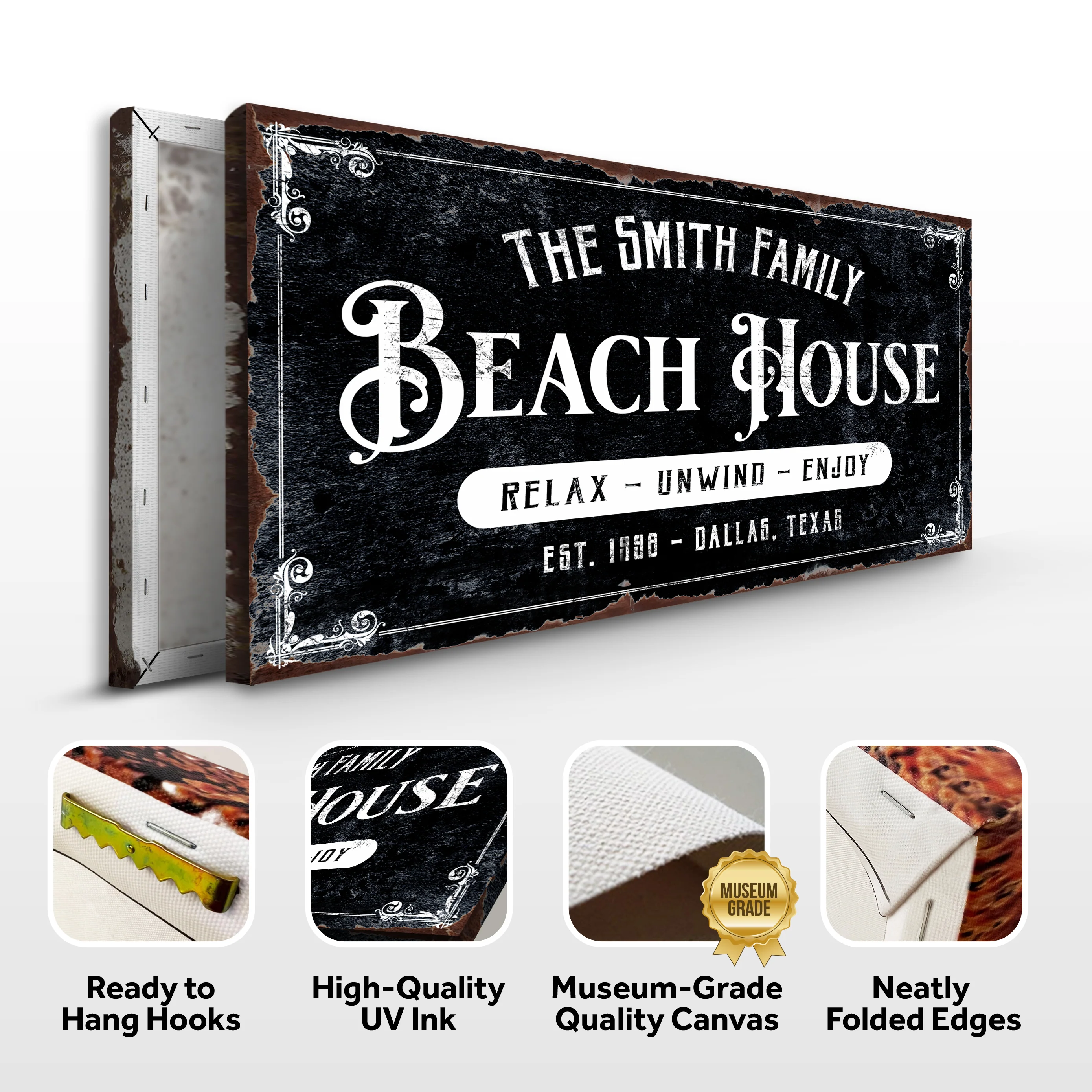 Beach House Personalized Sign III - Image 6