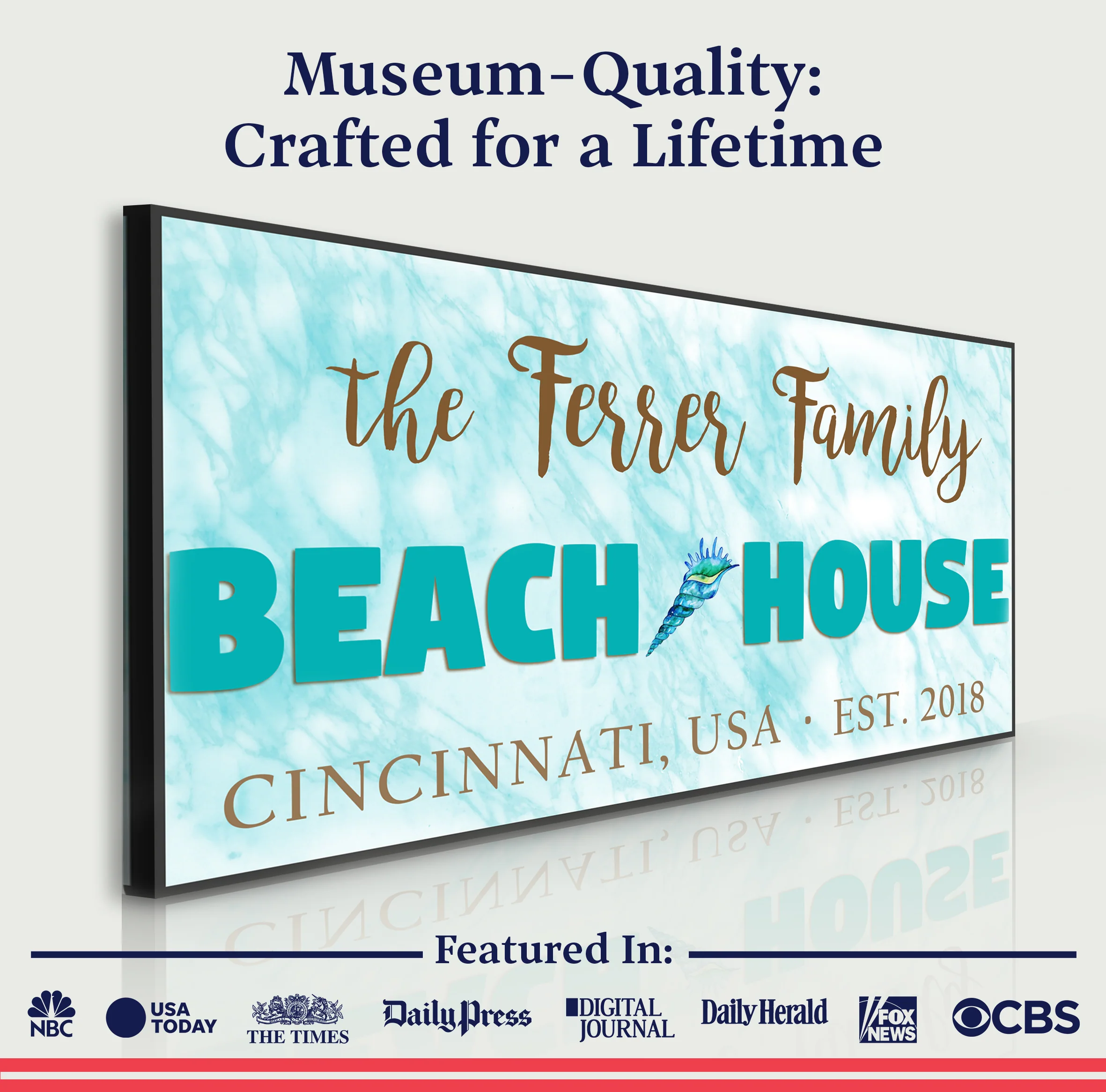 Beach House Sign II - Image 3