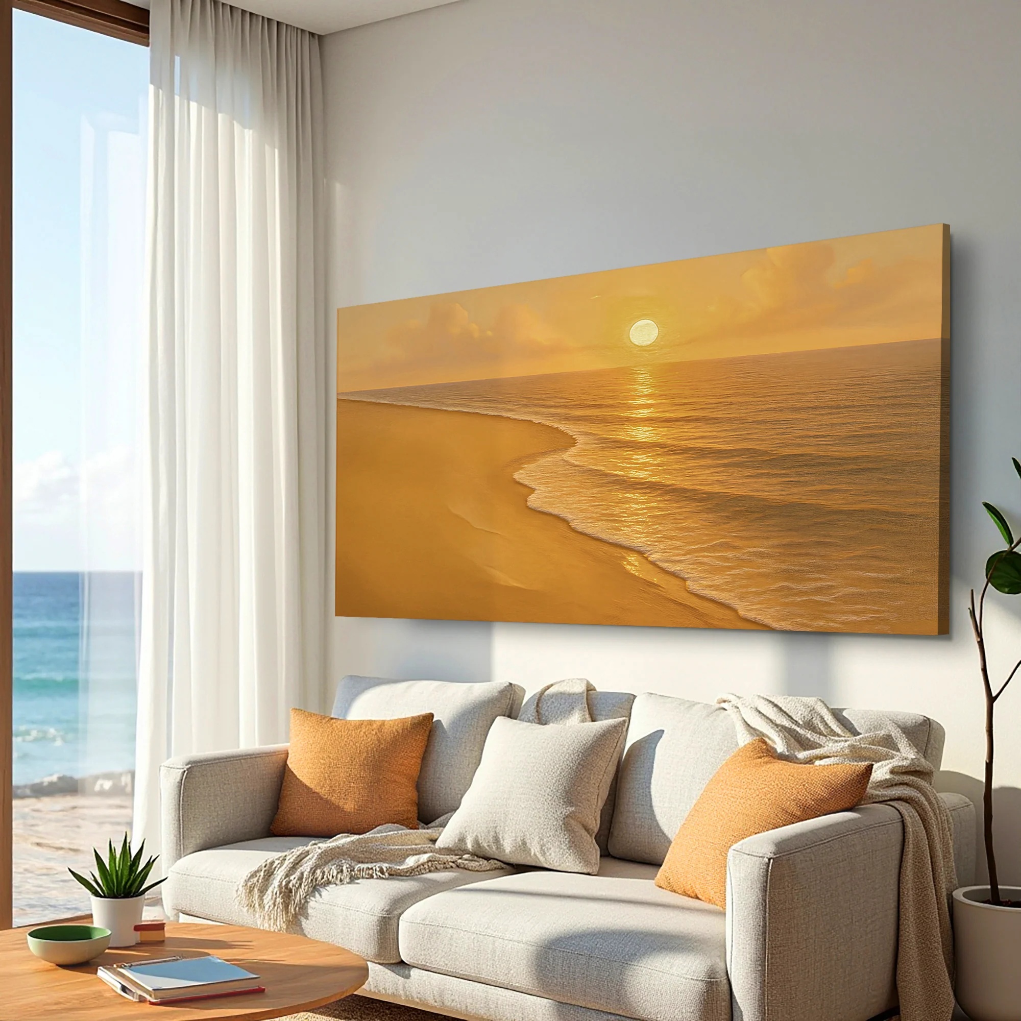 Beach Shoreline Coastal Wall Art X - Image 2