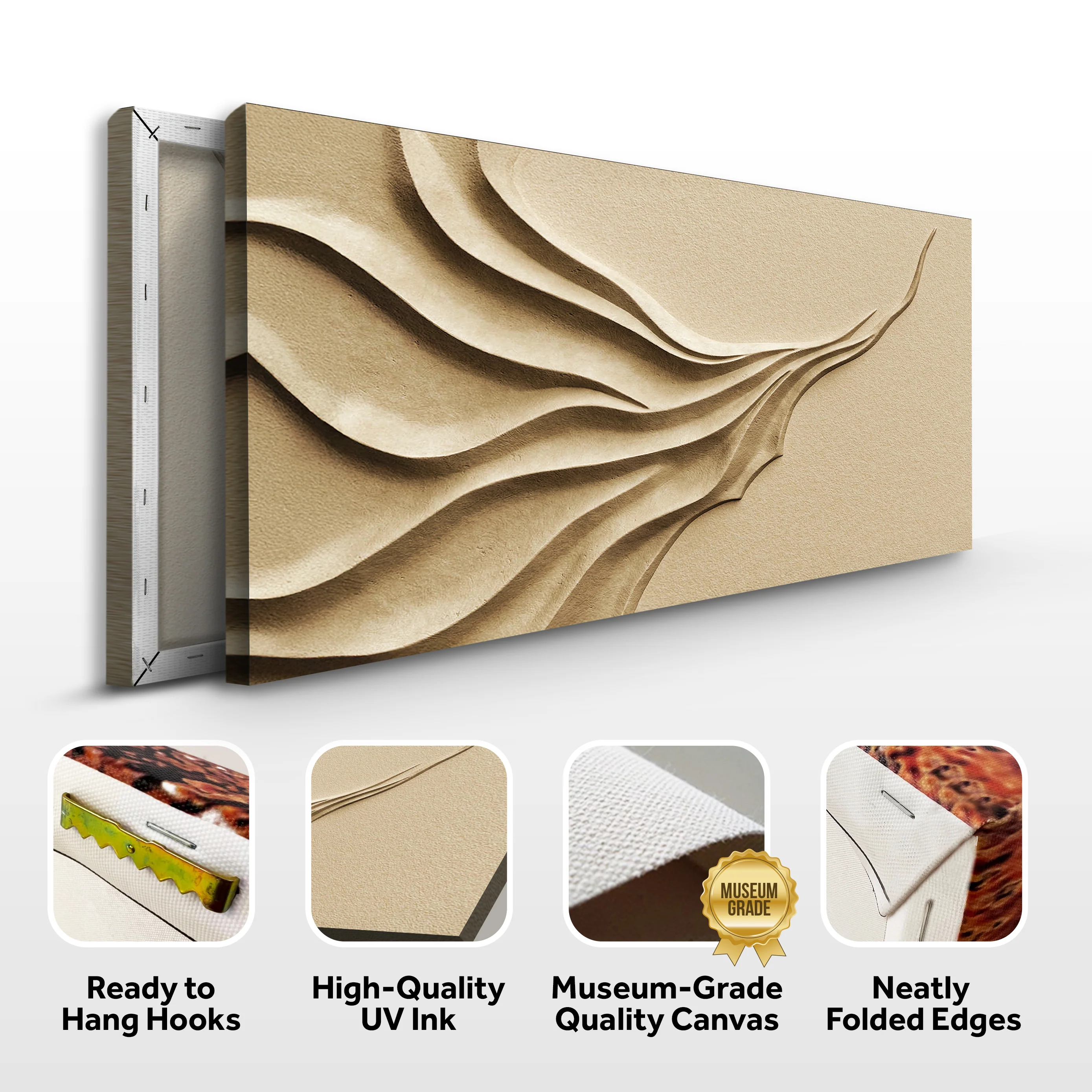 Beige Minimalist Wall Art II - Image 8