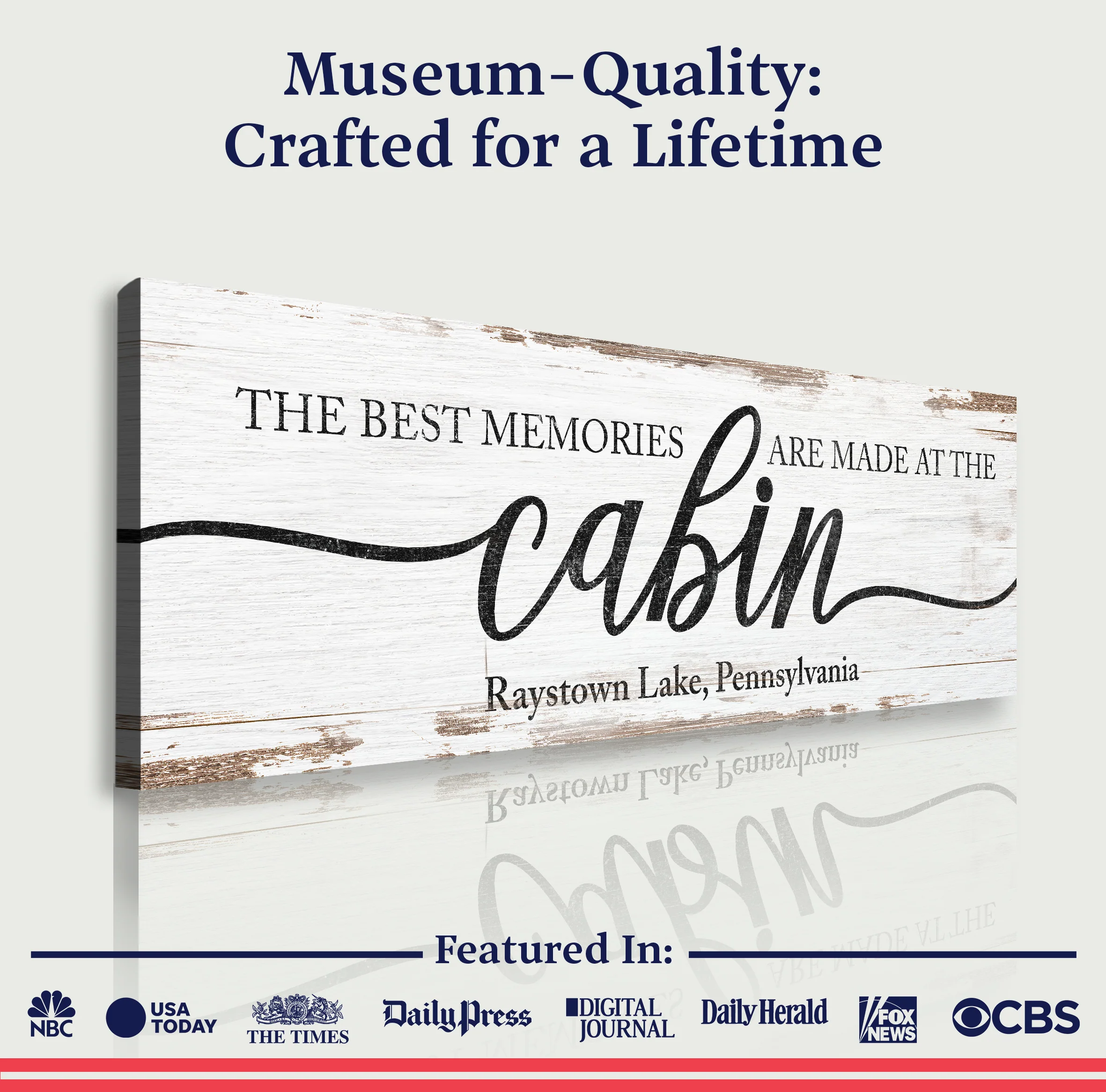 Best Memories Are Made At The Cabin Sign - Image 5
