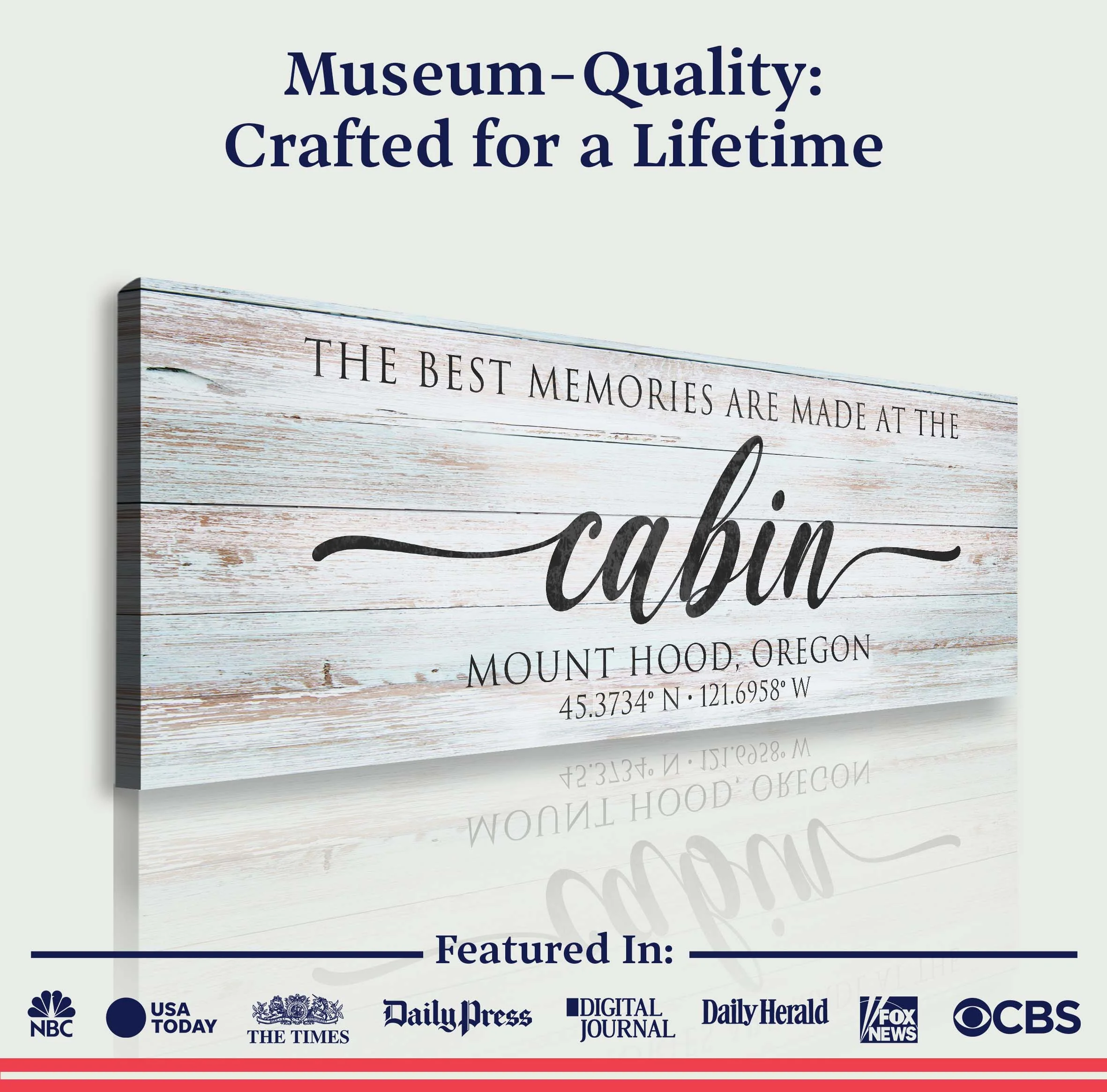 Best Memories Are Made At The Cabin Sign II - Image 4
