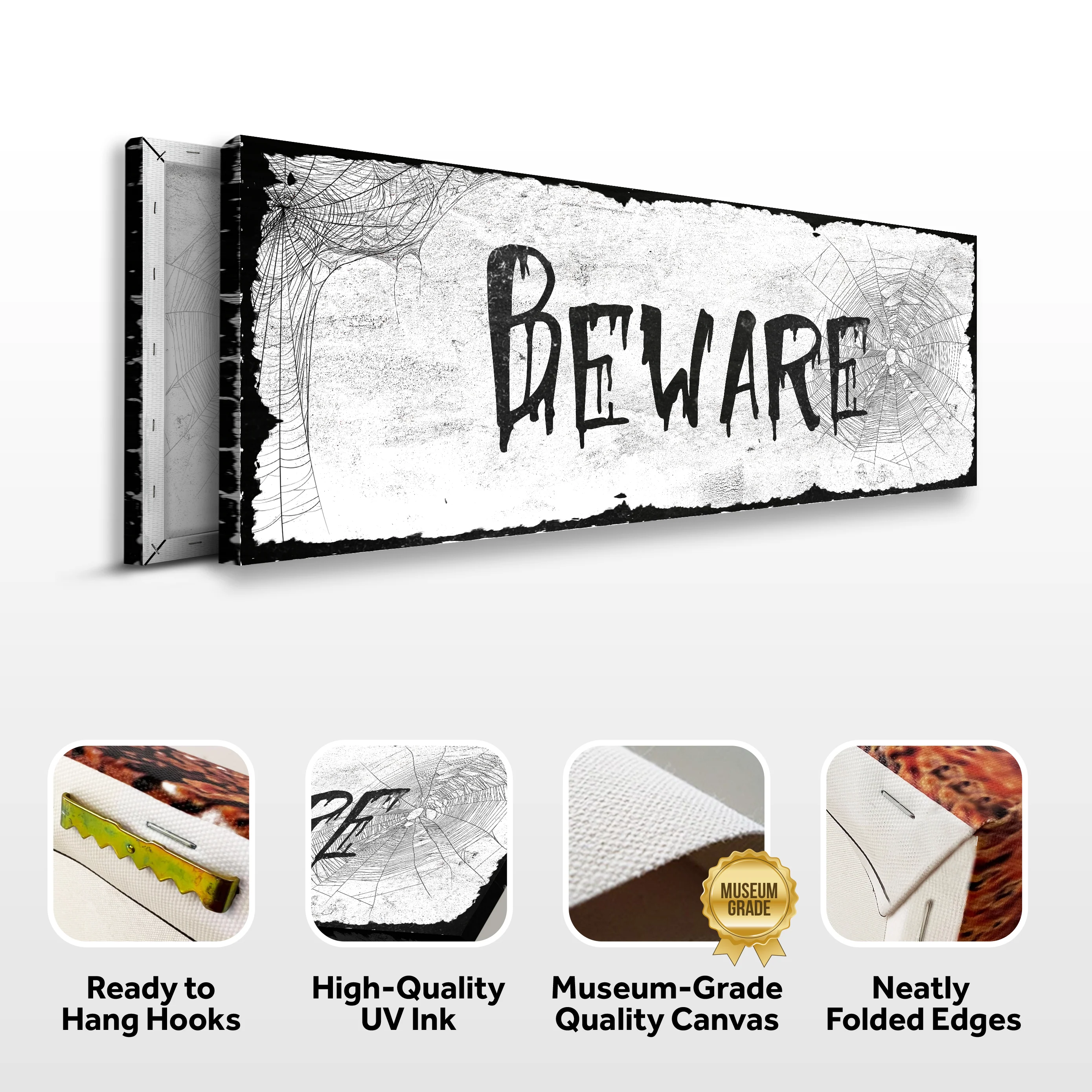 Beware Halloween Sign - Image 3
