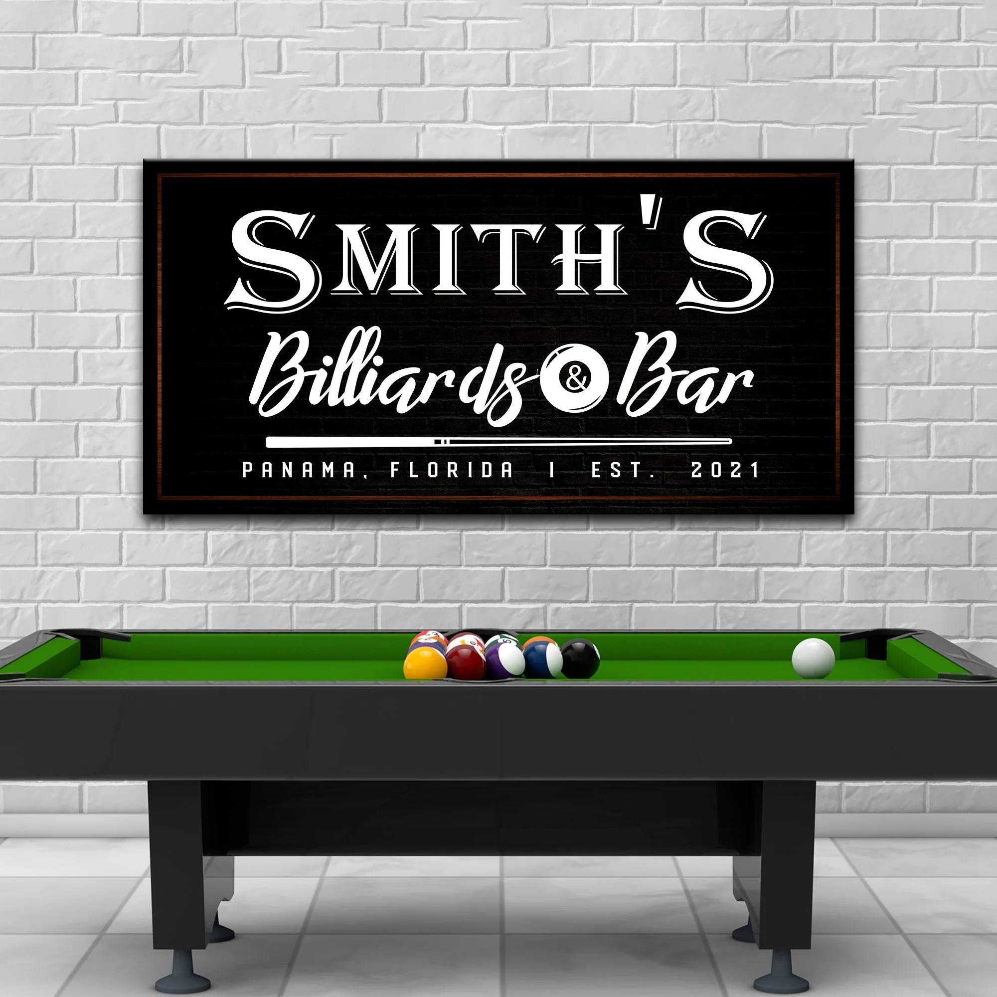 Billiards And Bar Sign - Image 10
