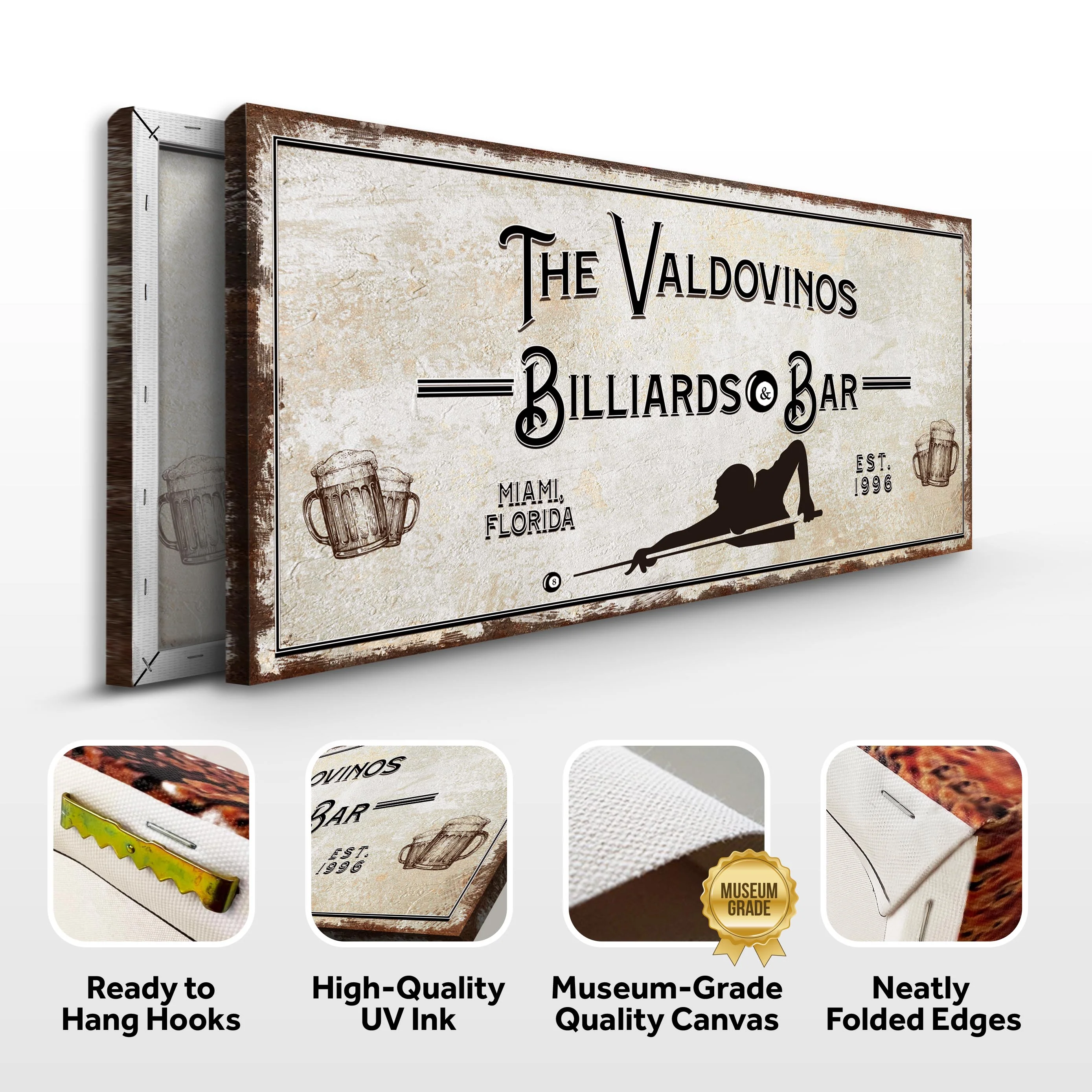 Billiards And Bar Sign II - Image 4