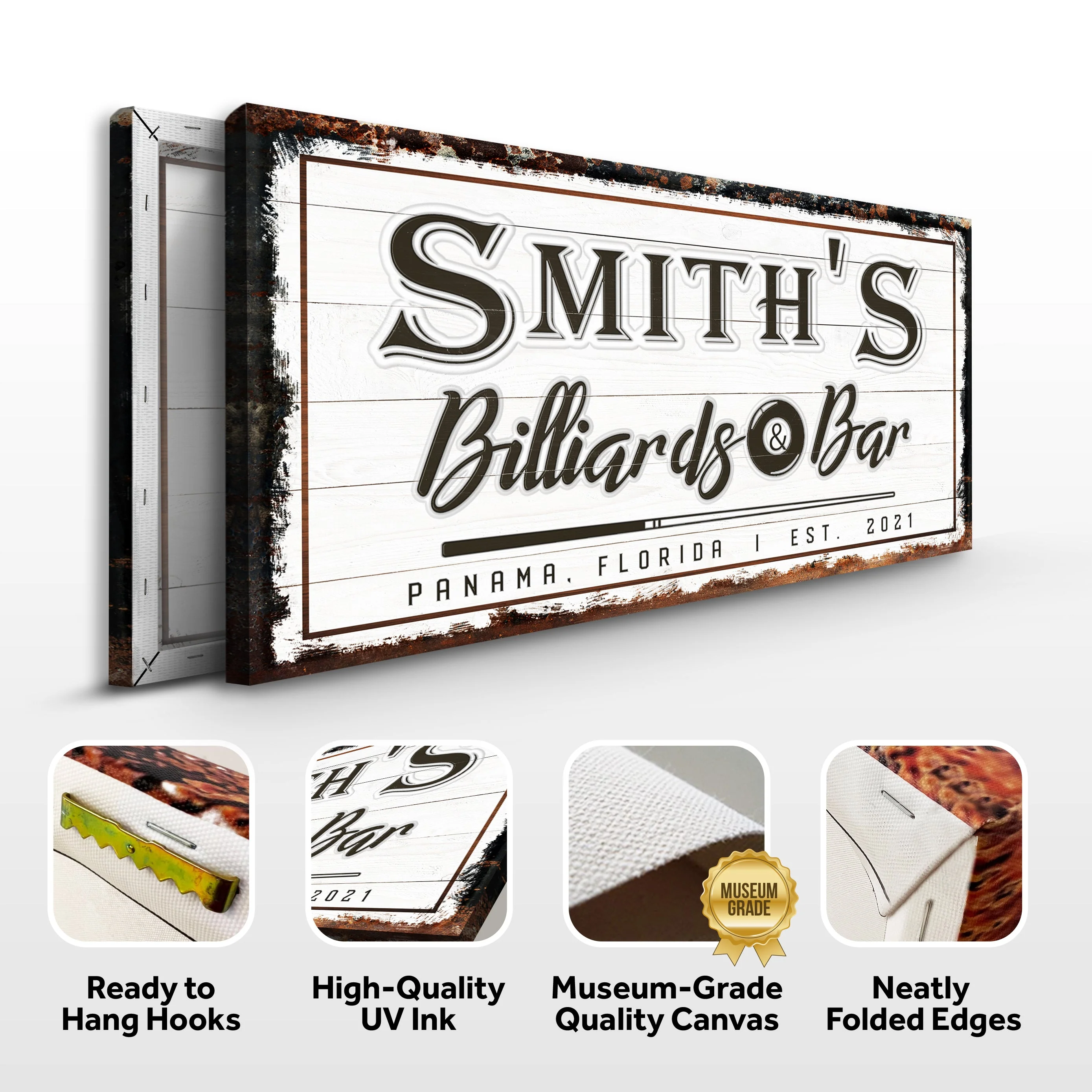 Billiards And Bar Sign - Image 4