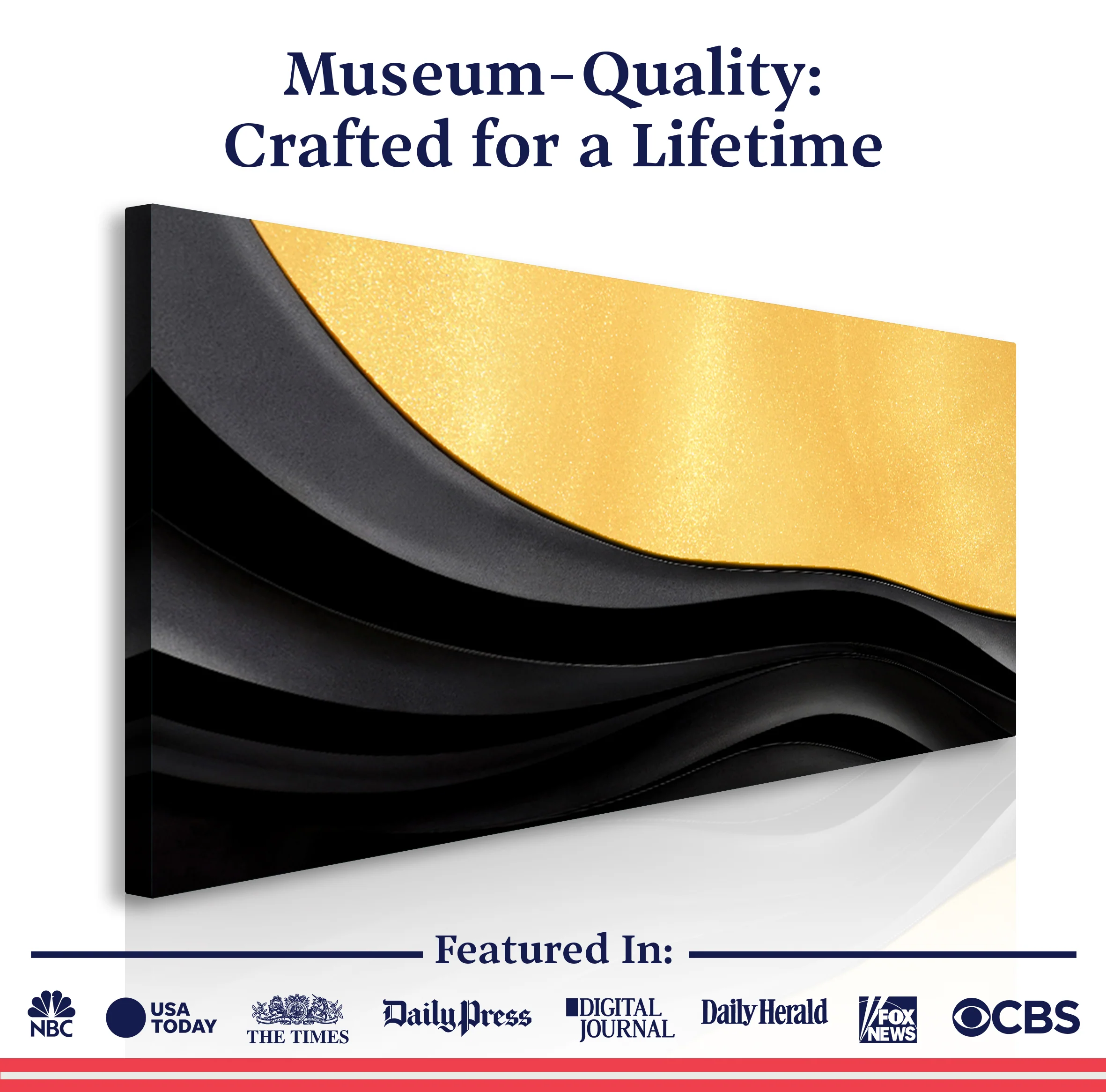 Black And Gold Minimalist Abstract VIII - Image 6