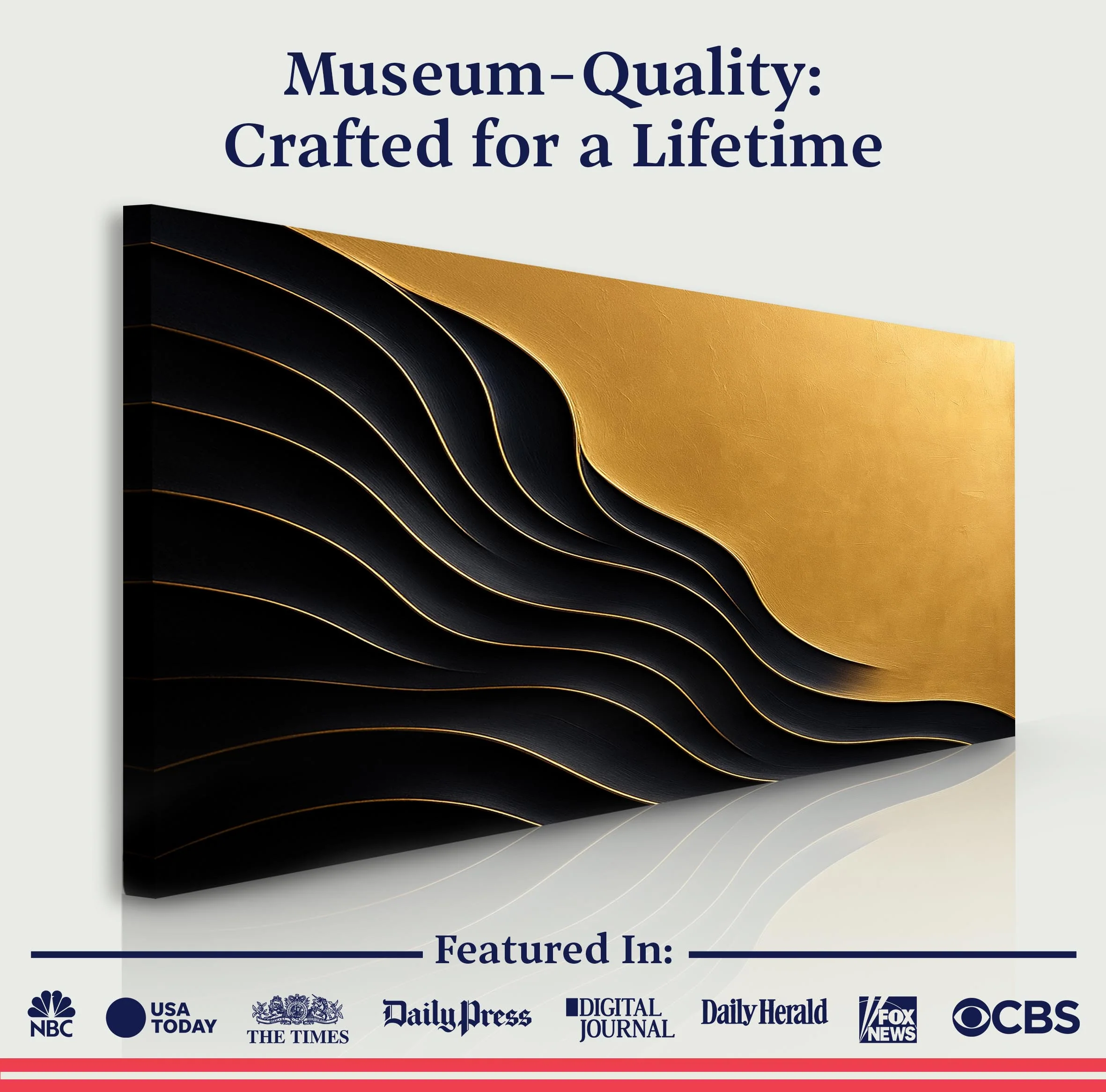 Black And Gold Minimalist Abstract XI - Image 6
