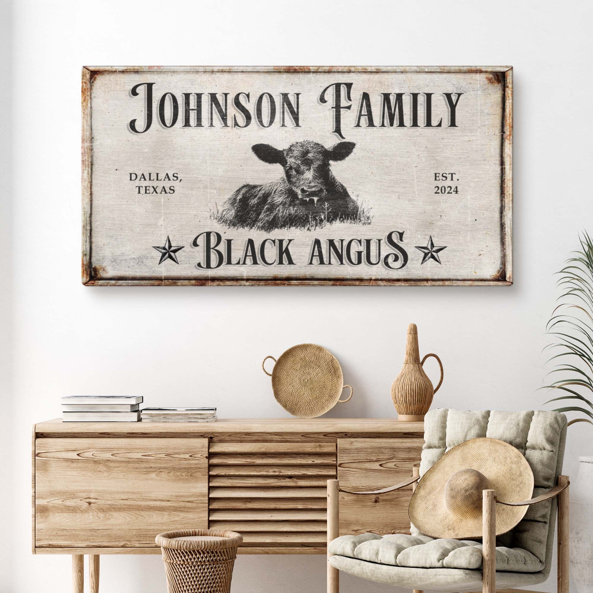 Black Angus Cattle Sign - Image 3