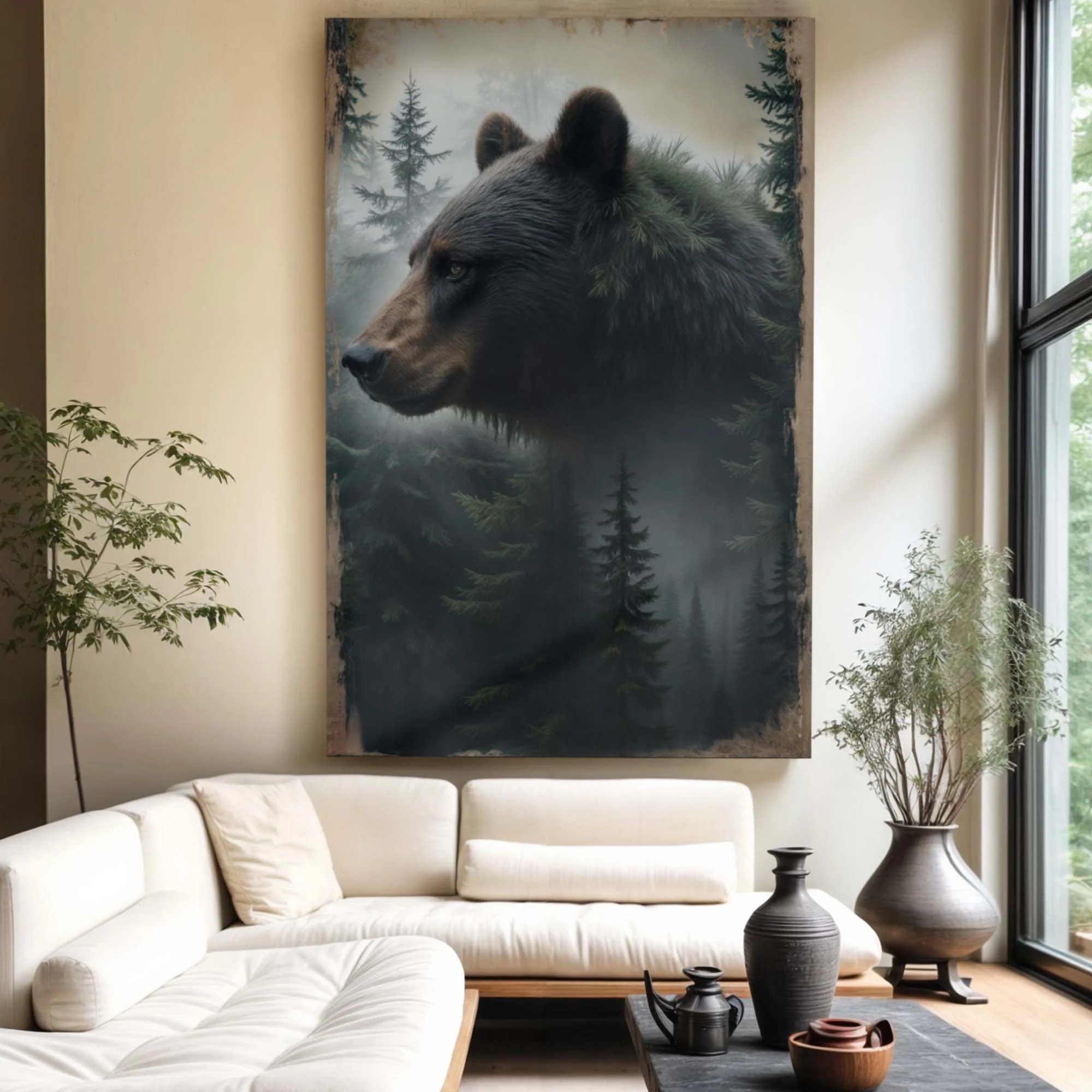 Black Bear Exposure Wall Art - Image 3