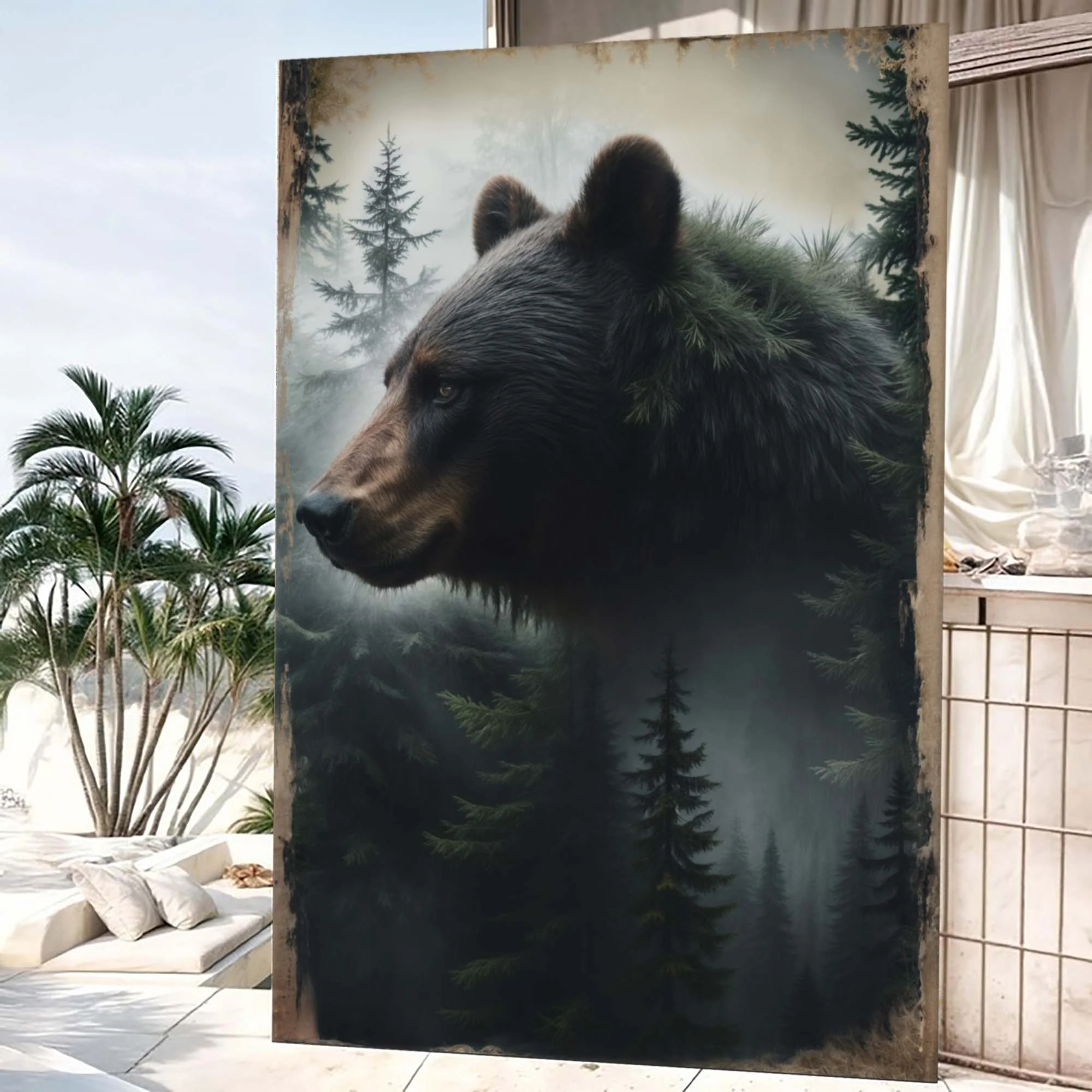 Black Bear Exposure Wall Art - Image 5