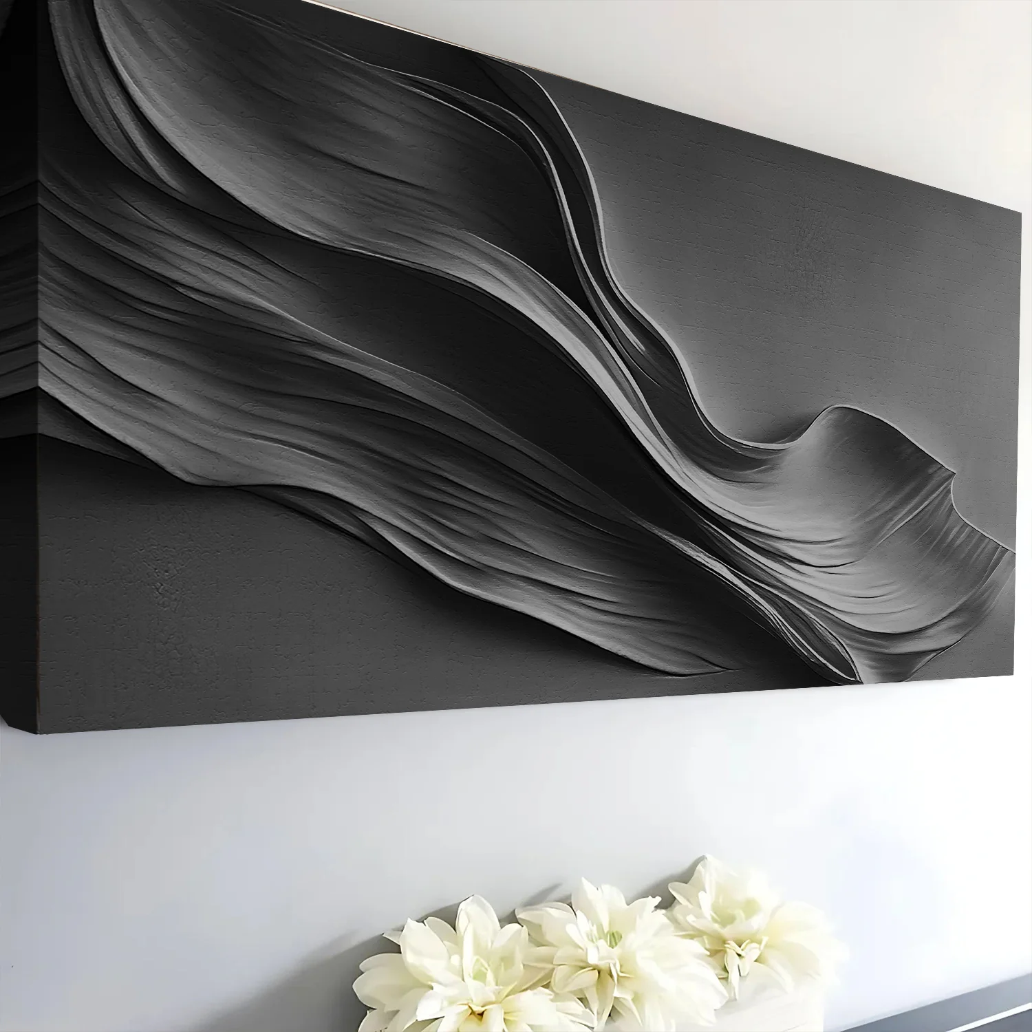 Black Minimalist Wall Art - Image 4
