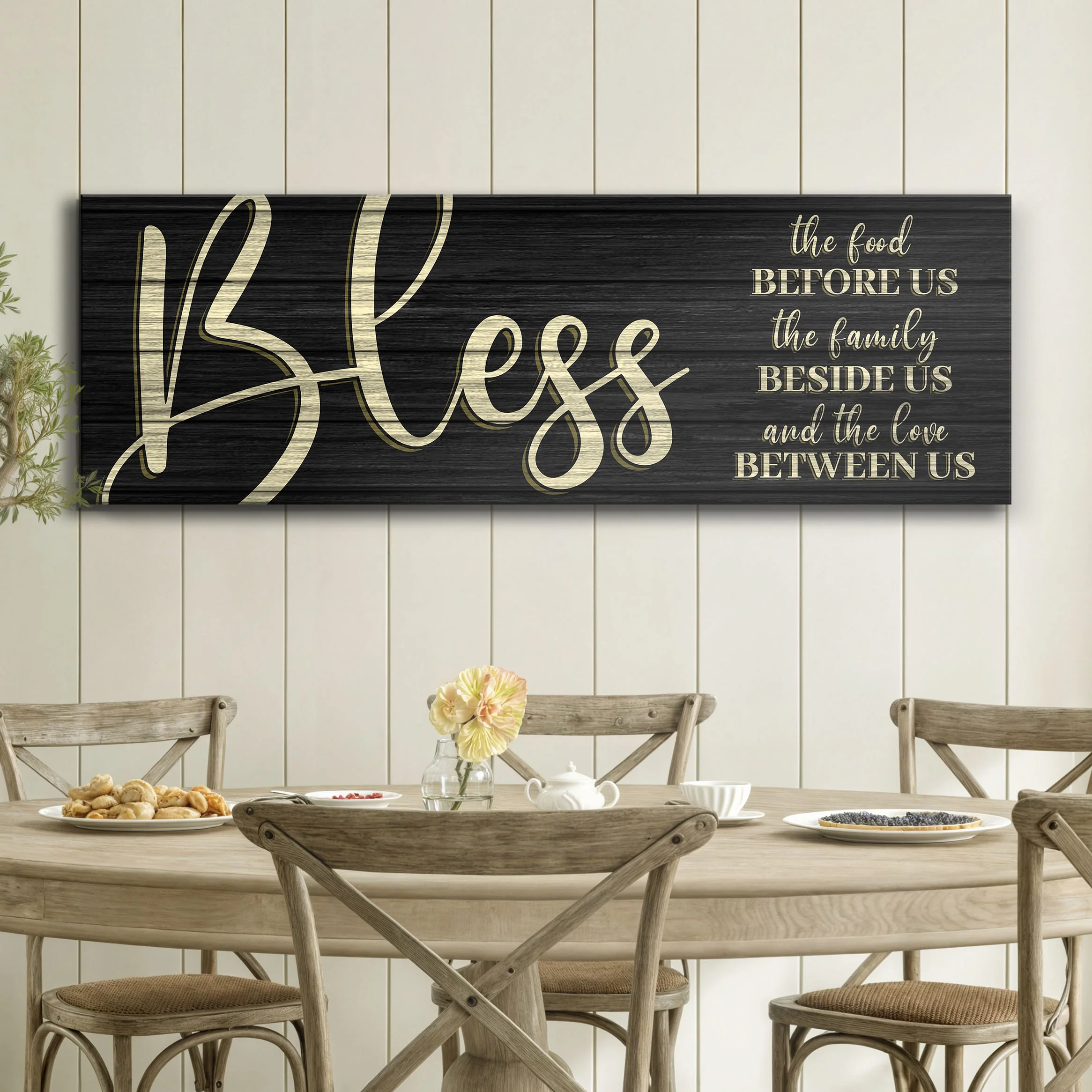 Bless The Food Before Us And The Love Between Us Sign VI - Image 3