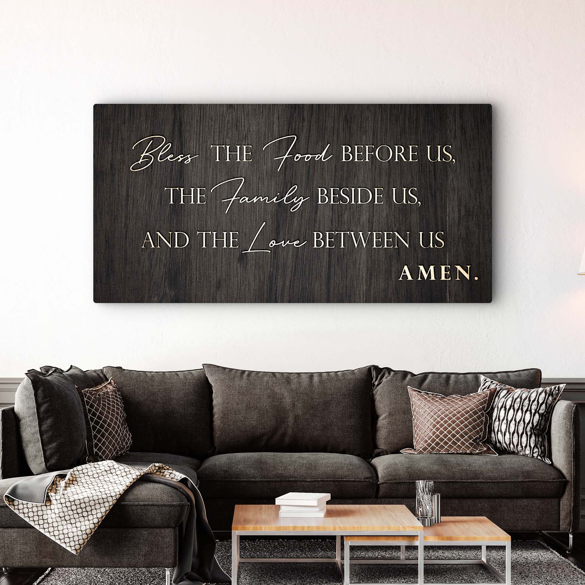 Bless The Food, Family, And Love Sign II - Image 2