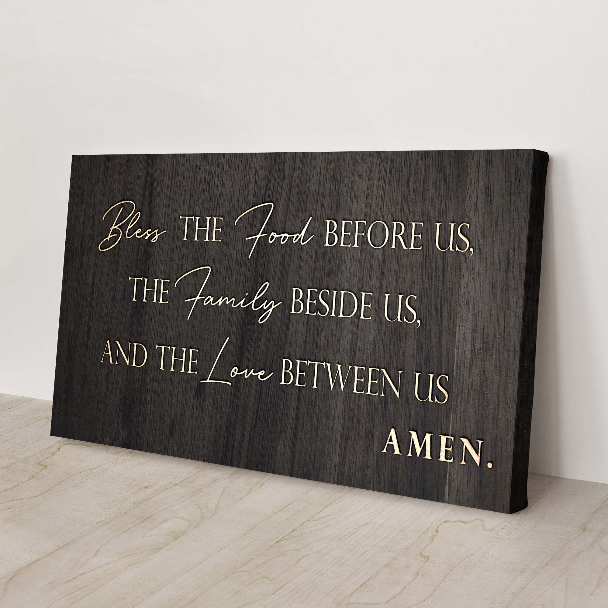Bless The Food, Family, And Love Sign II - Image 3
