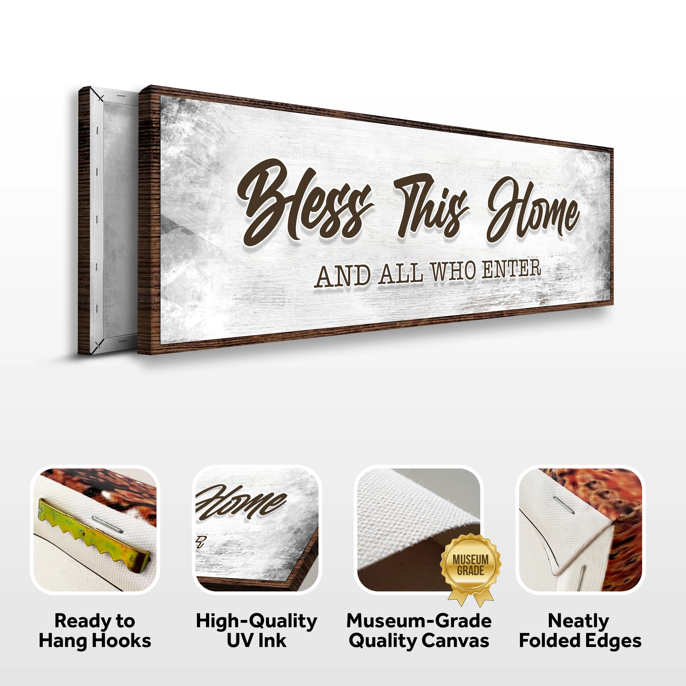 Bless This Home And All Who Enter Sign - Image 3