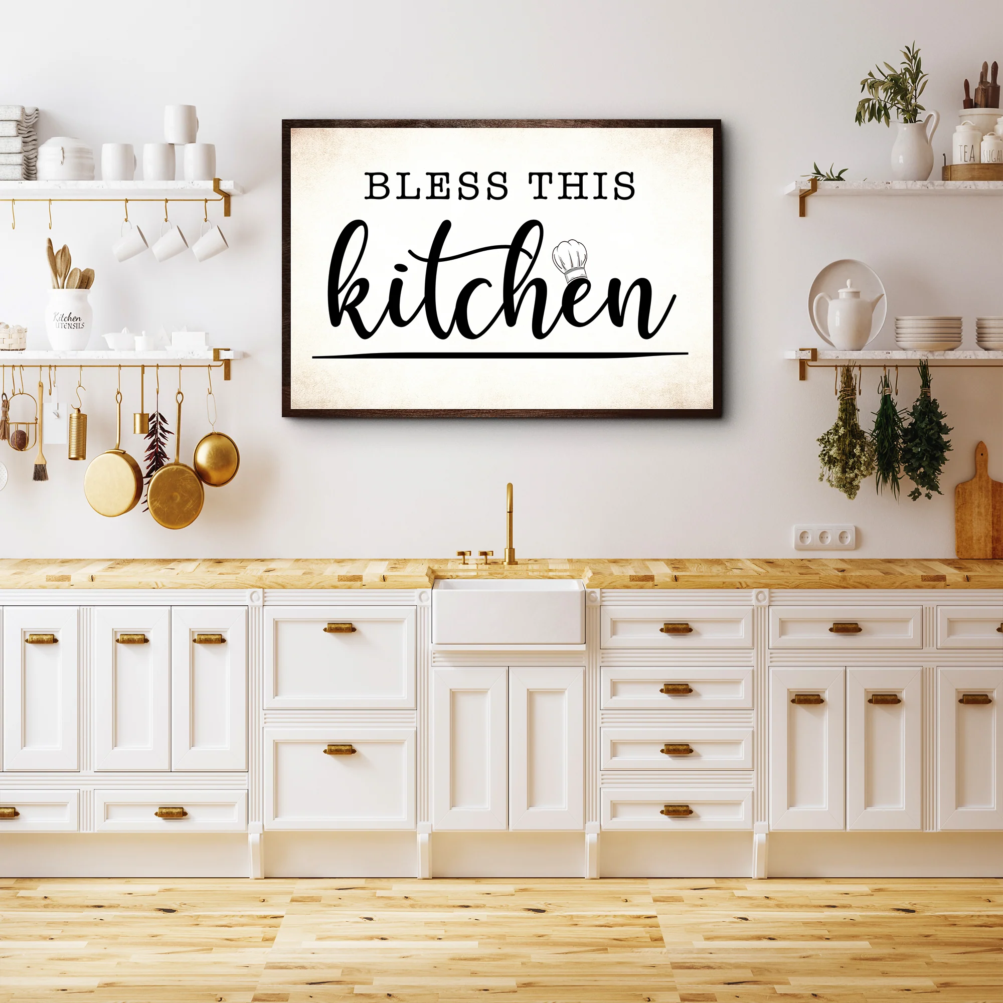 Bless This Kitchen And All Who Enter Sign II - Image 3