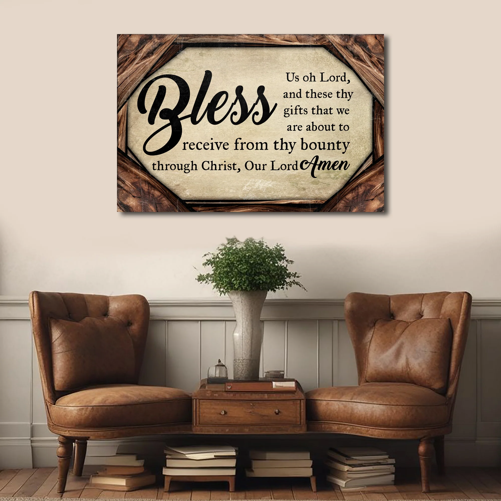 Bless Us Oh Lord Faith Sign II - Image 3