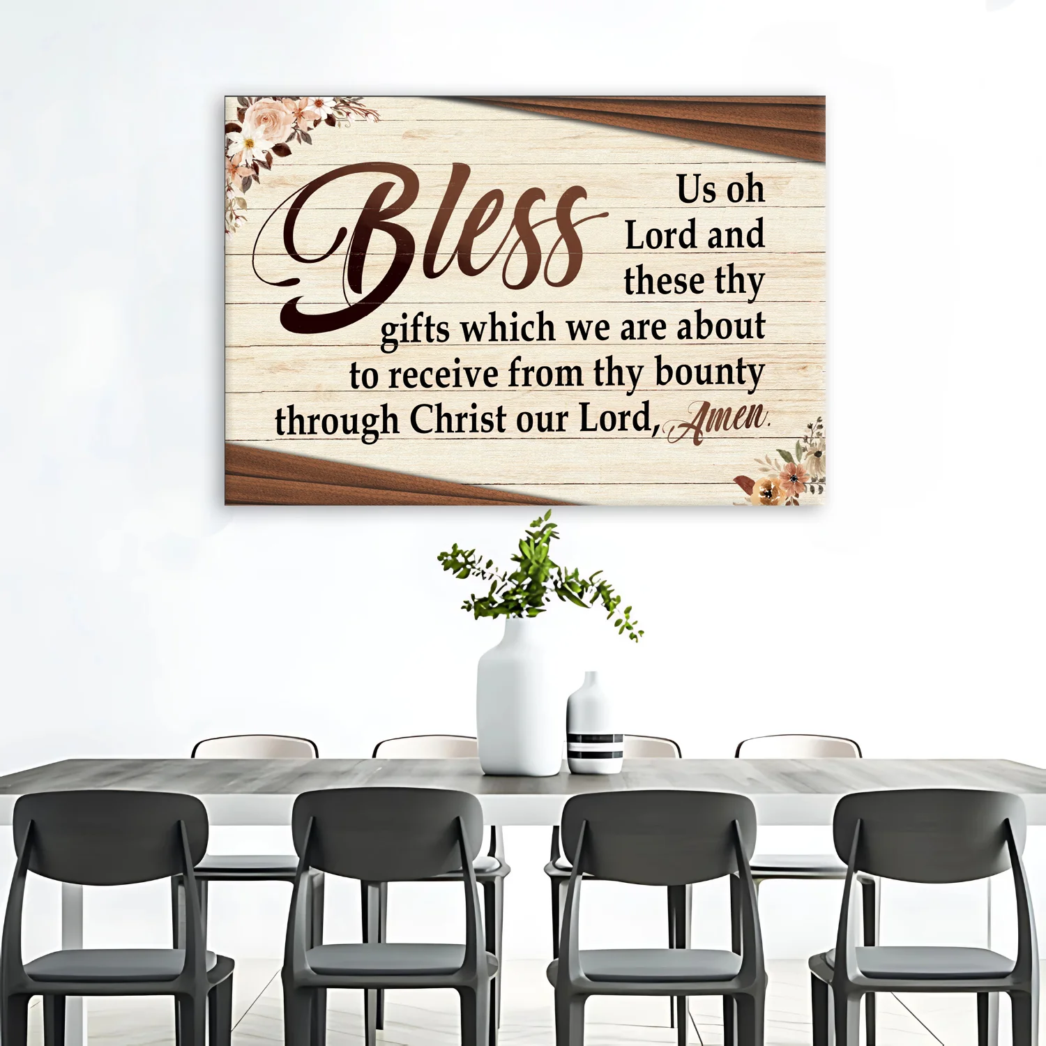 Bless Us Oh Lord Faith Sign III - Image 2
