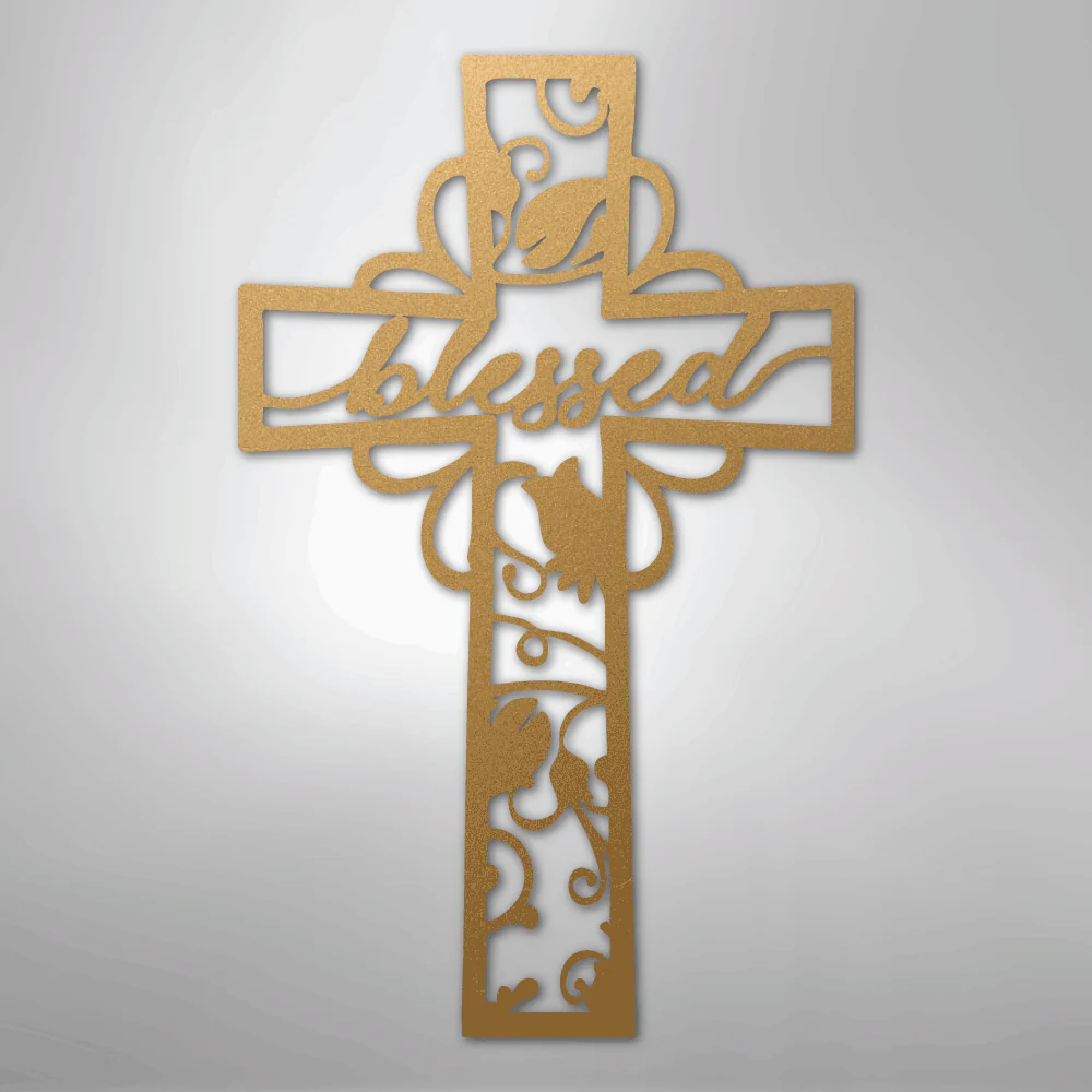 Blessed Cross - Steel Sign - Image 7