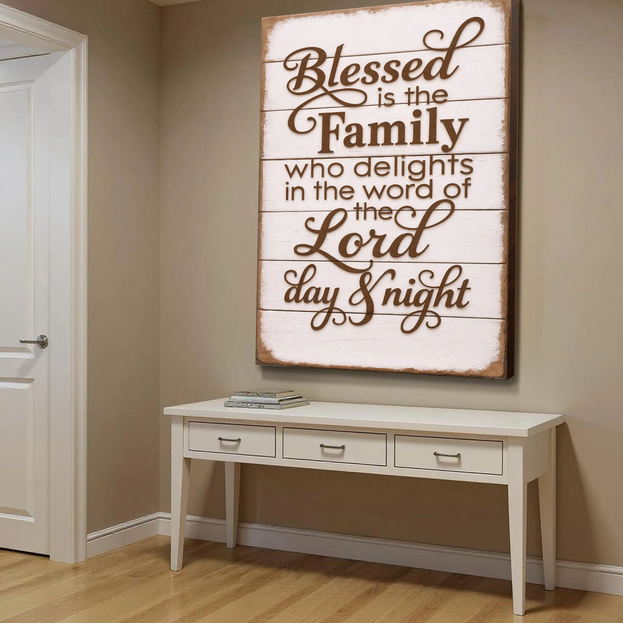 Blessed Is The Family Faith Sign III - Image 2