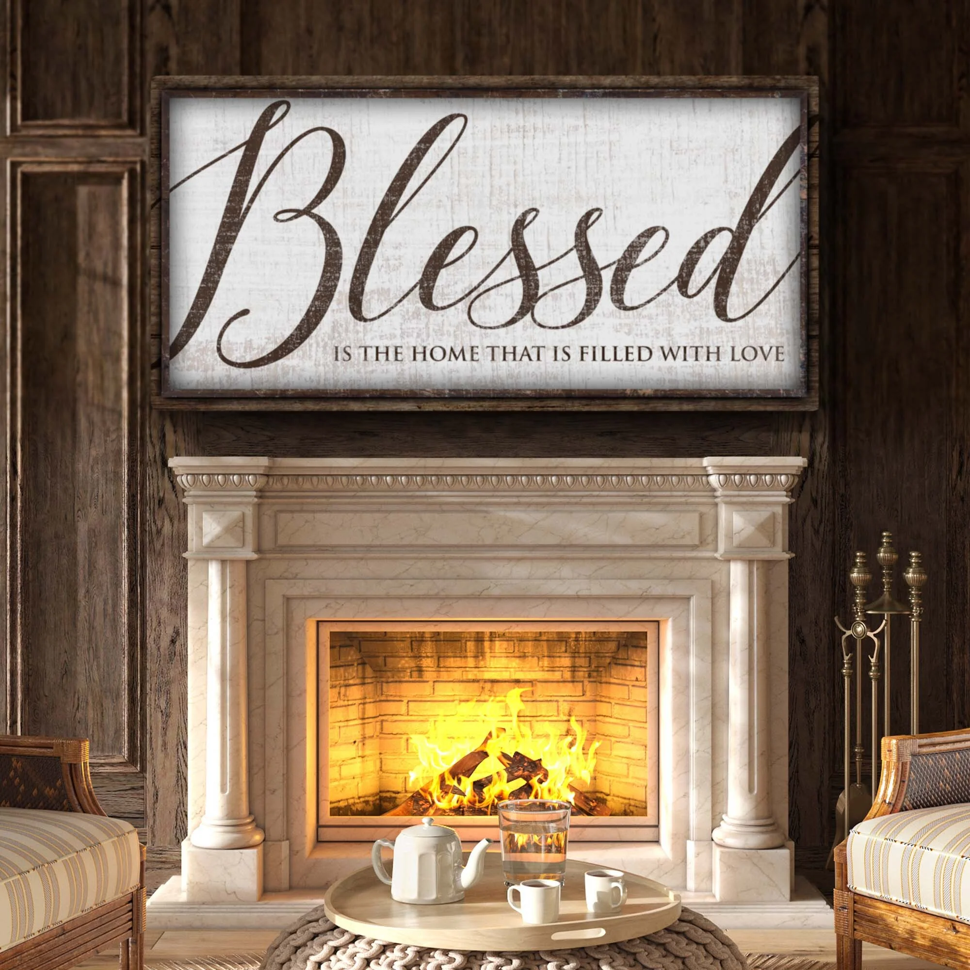 Blessed Is The Home That Is Filled With Love Sign - Image 3