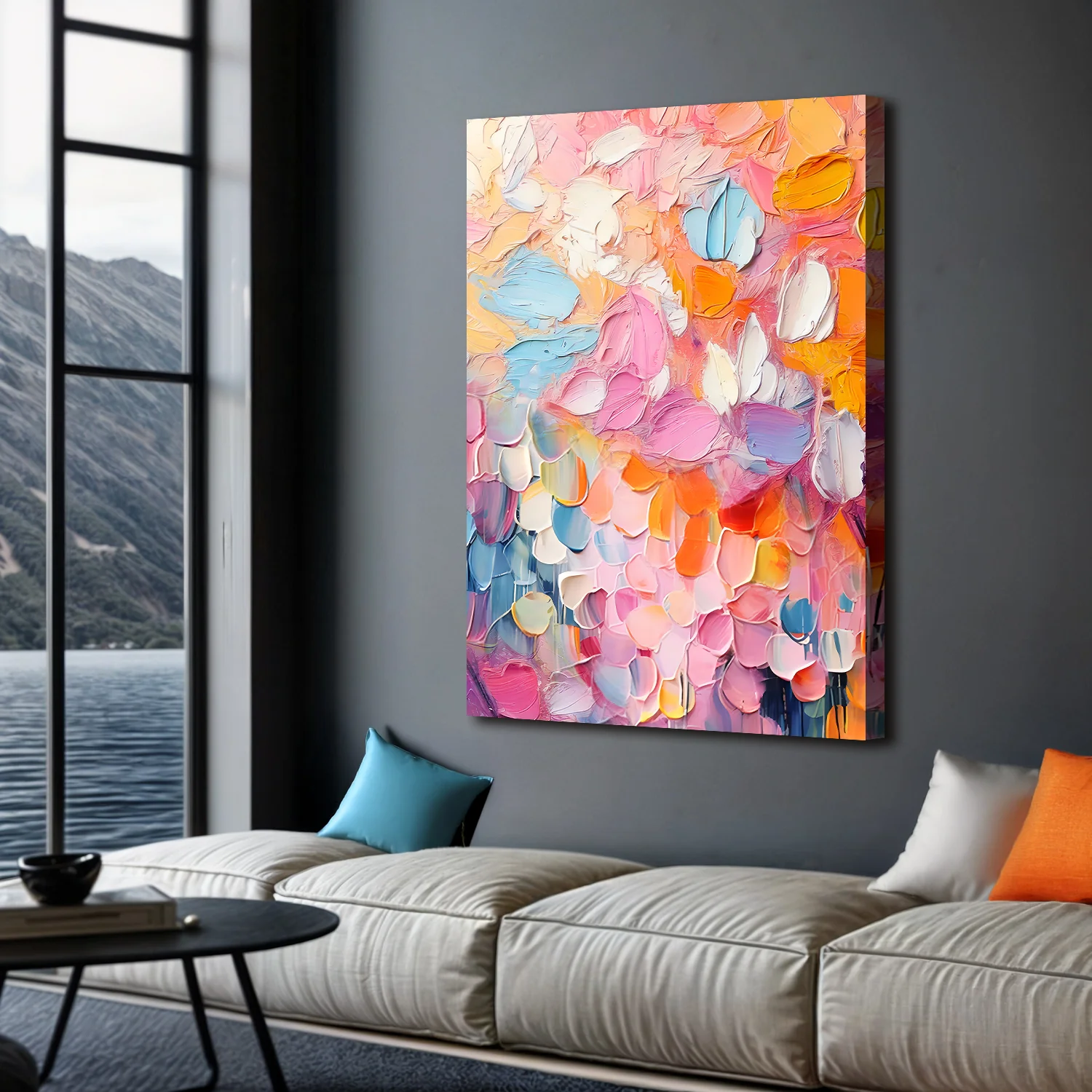 Blooming Rhapsody Abstract Wall Art - Image 3