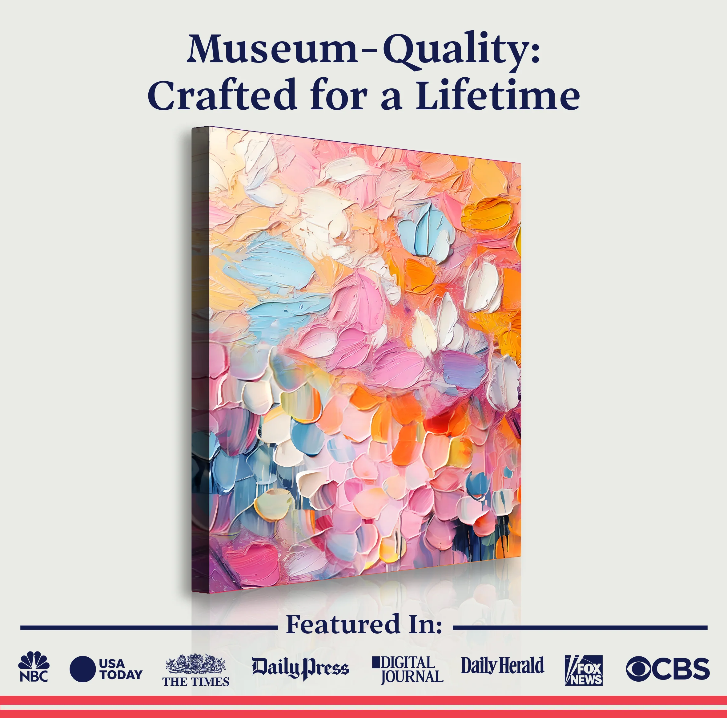 Blooming Rhapsody Abstract Wall Art - Image 6