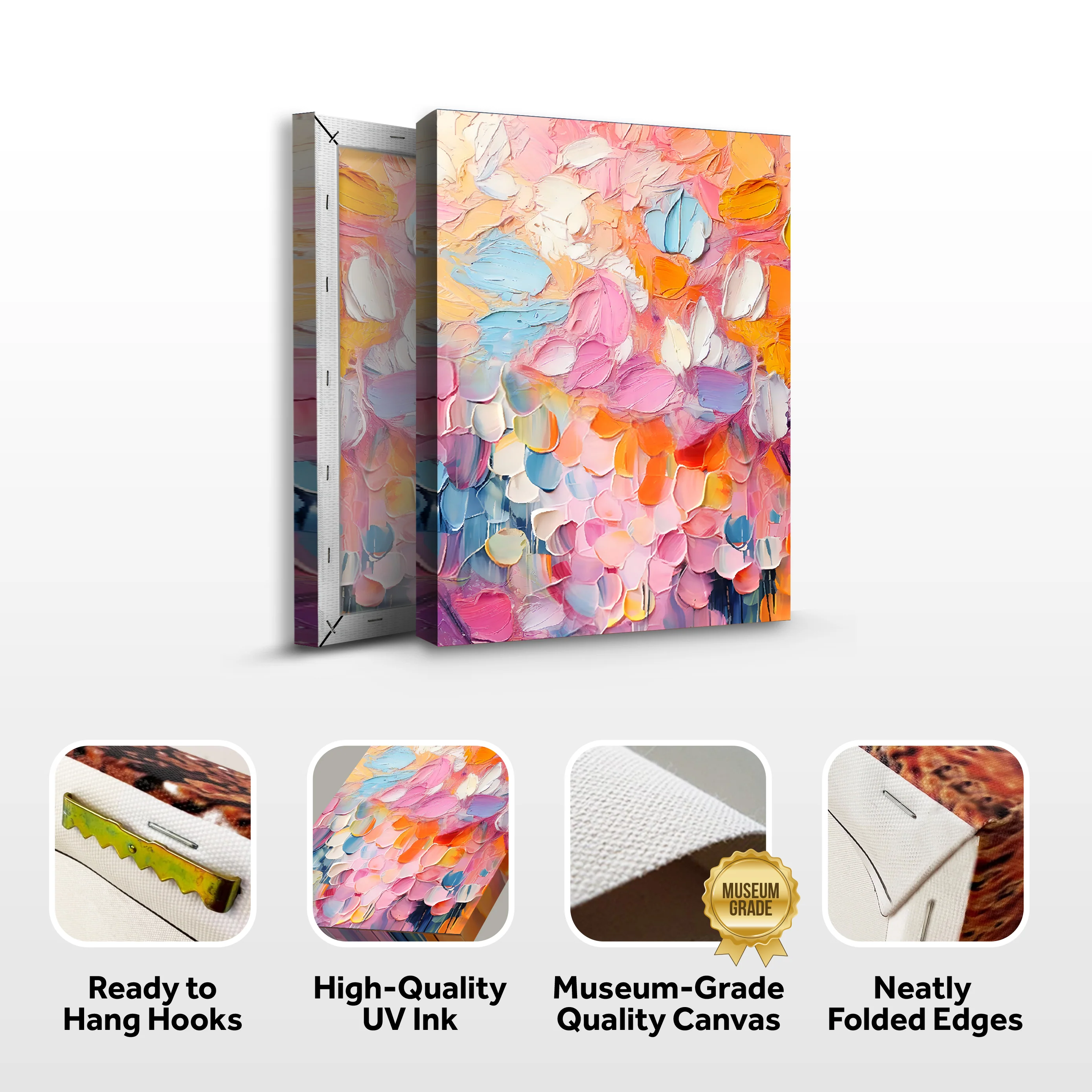 Blooming Rhapsody Abstract Wall Art - Image 8