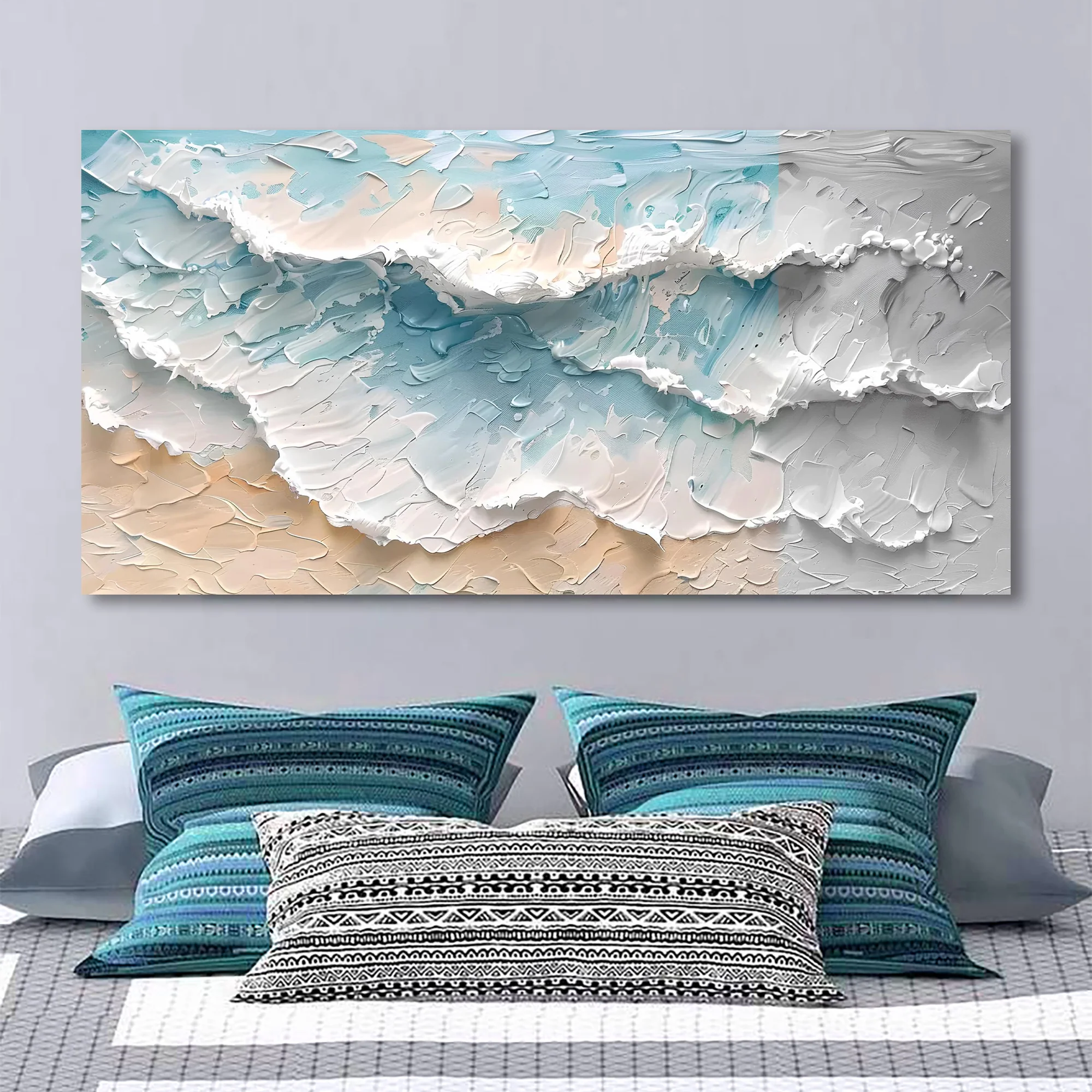 Blue Ocean Coastal Wall Art - Image 3