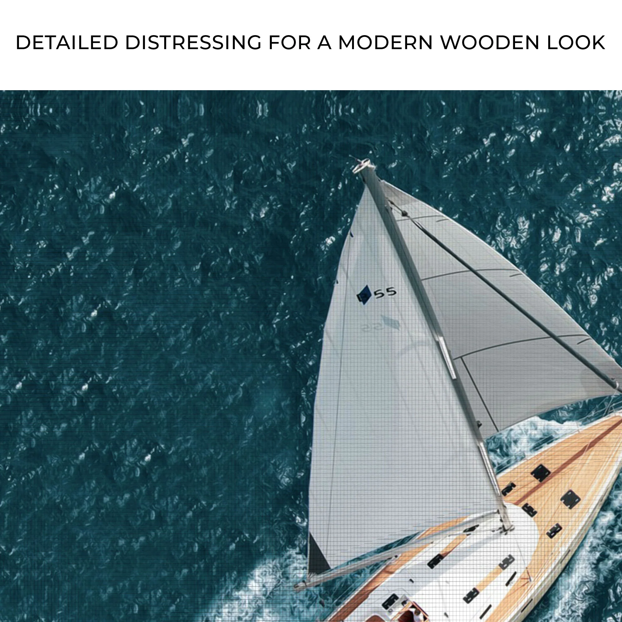 Boat Yacht Adrift Canvas Wall Art - Image 4