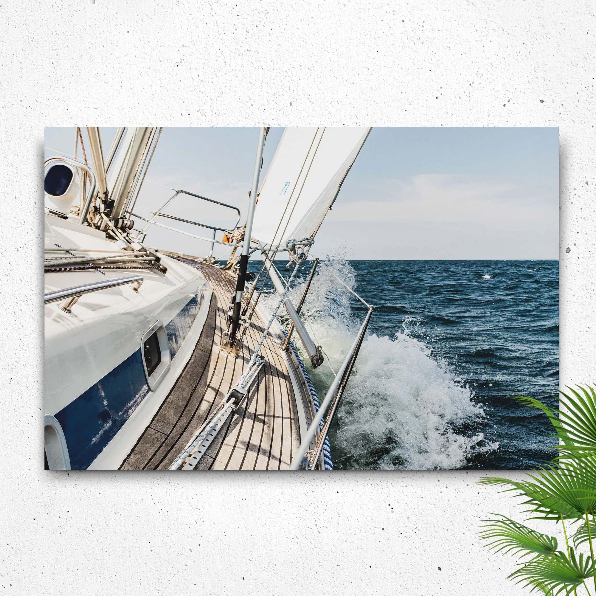 Boat Yacht Adventure Canvas Wall Art - Image 3