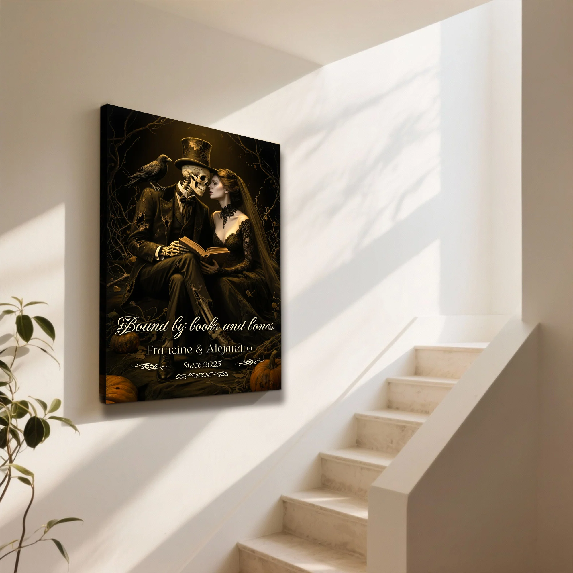 Book Lovers Halloween Wall Sign - Image 4