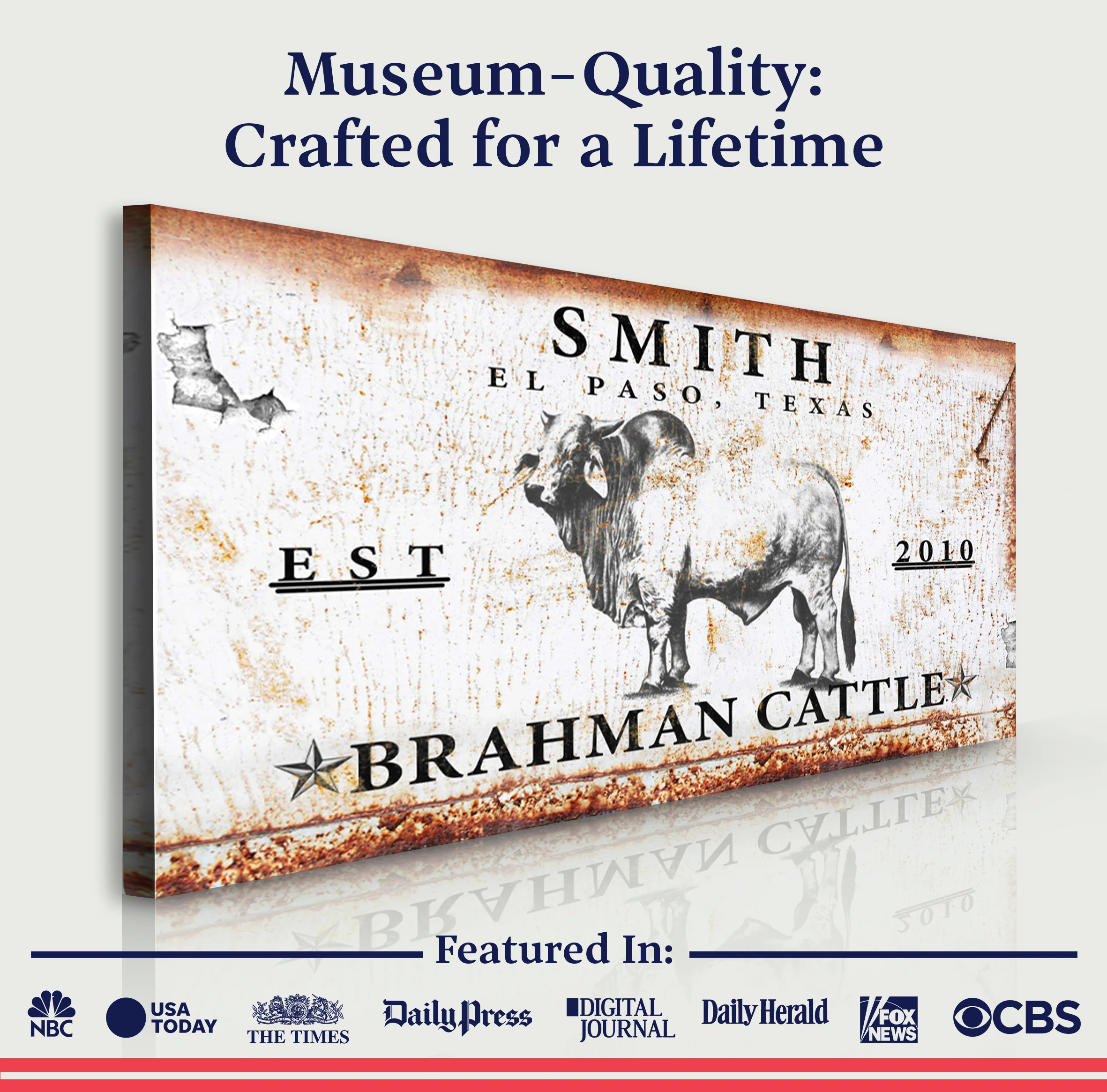 Brahman Cattle Sign - Image 3