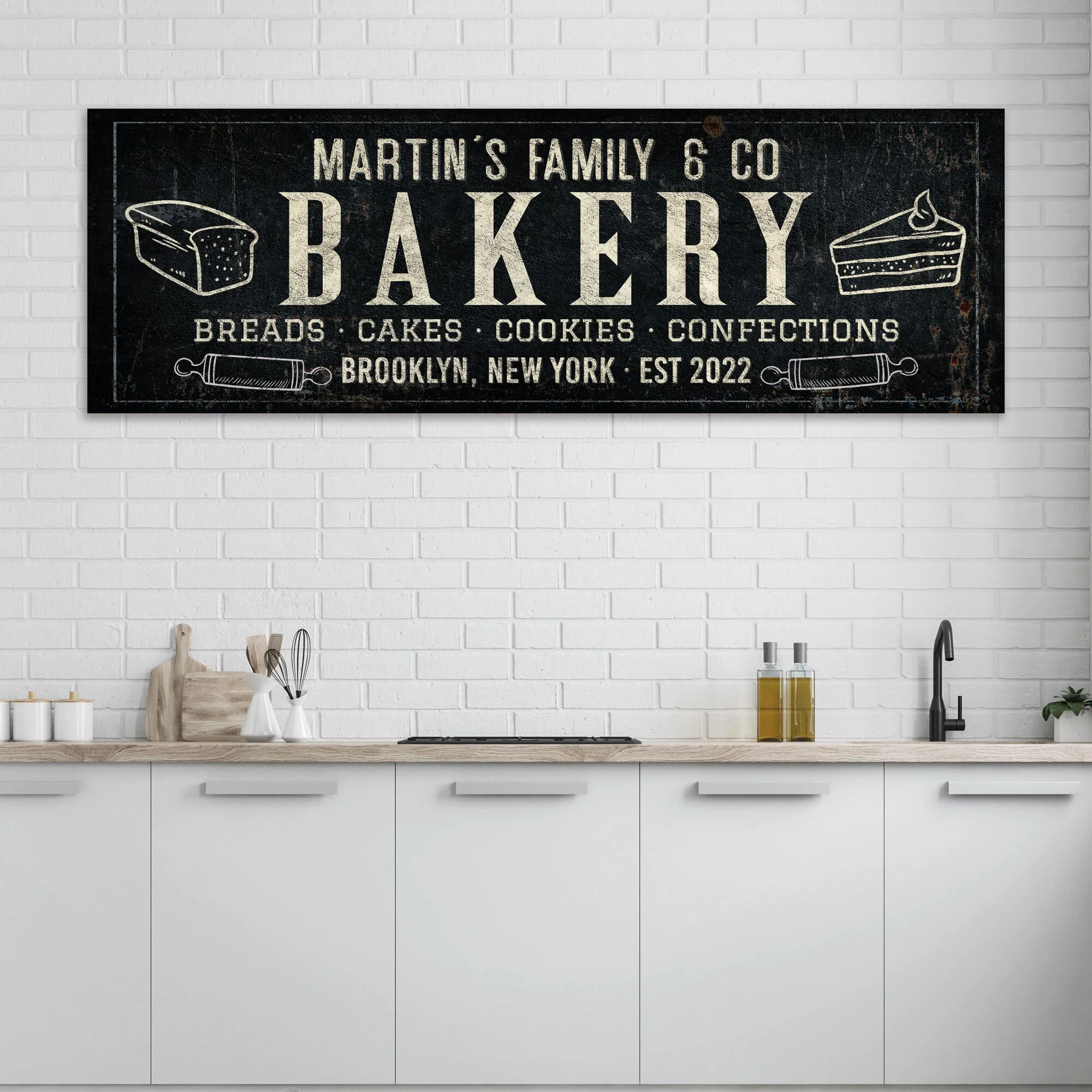 Breads, Cakes, Cookies, Confections Bakery Sign - Image 3