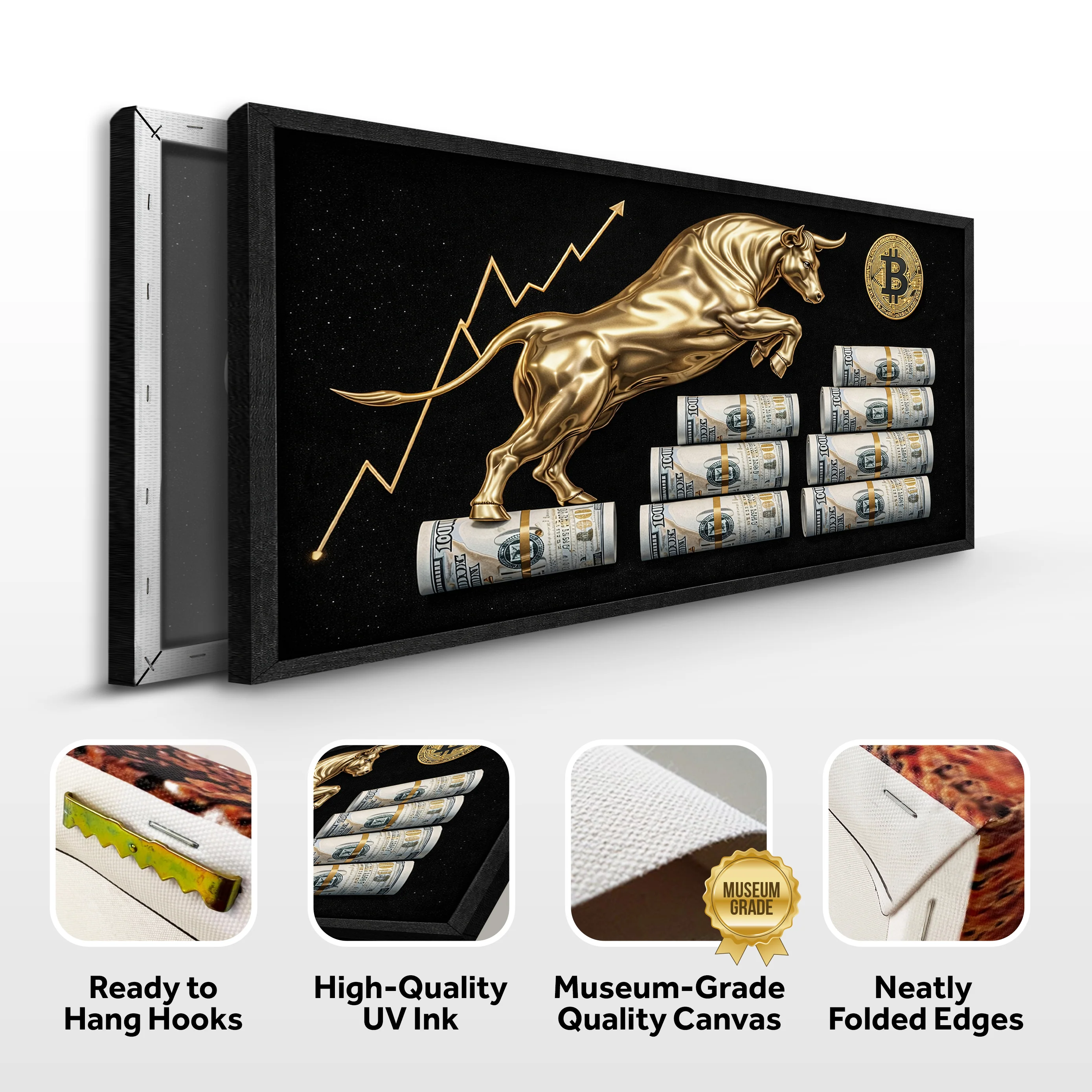 Bull Market Mindset Motivational Wall Art - Image 10